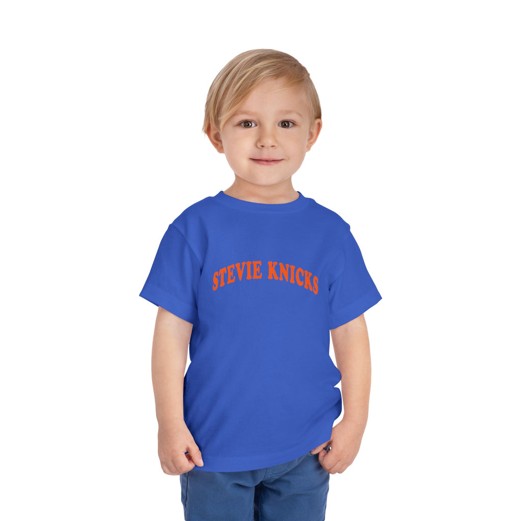 Stevie Knicks Toddler T-Shirt NY Knicks 2026 Championship | Funny Kids Tee Retro Vintage Kids Gift