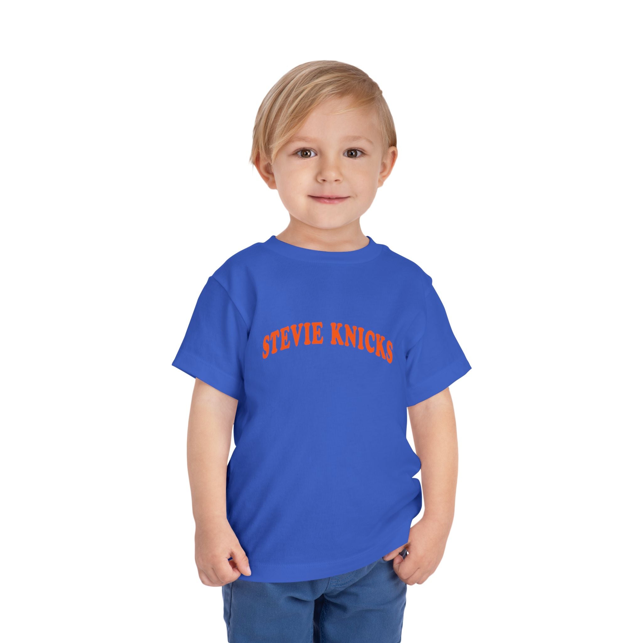 Stevie Knicks Toddler T-Shirt NY Knicks 2026 Championship | Funny Kids Tee Retro Vintage Kids Gift