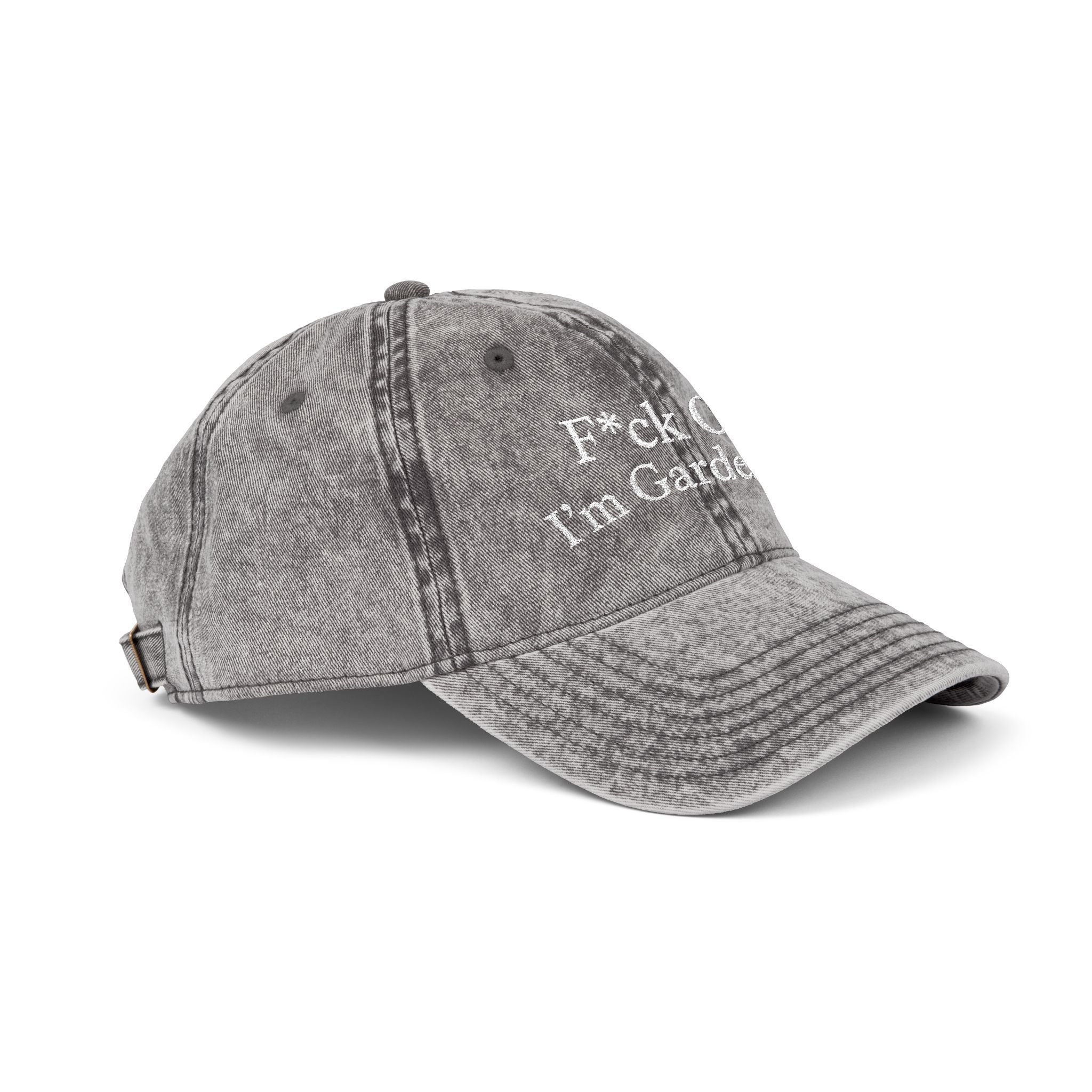 F*ck Off I'm Gardening Vintage Cap | Jude Bellingham Inspired | Funny Gift for Her | Viral England Football Cap