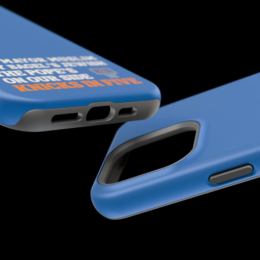 My Mayor Muslim MagSafe iPhone Case | My Bagel's Jewish The Pope's On Our Side Knicks In Five 2026 Phone Case