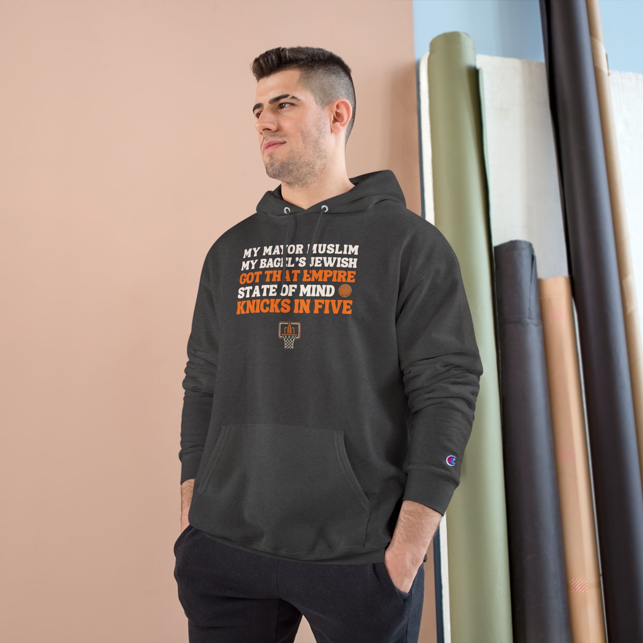 My Mayor Muslim Knicks In Five Champion Hoodie | NY Knicks Championship 2026 Fan Merch | My Mayor Muslim Basketball Quote