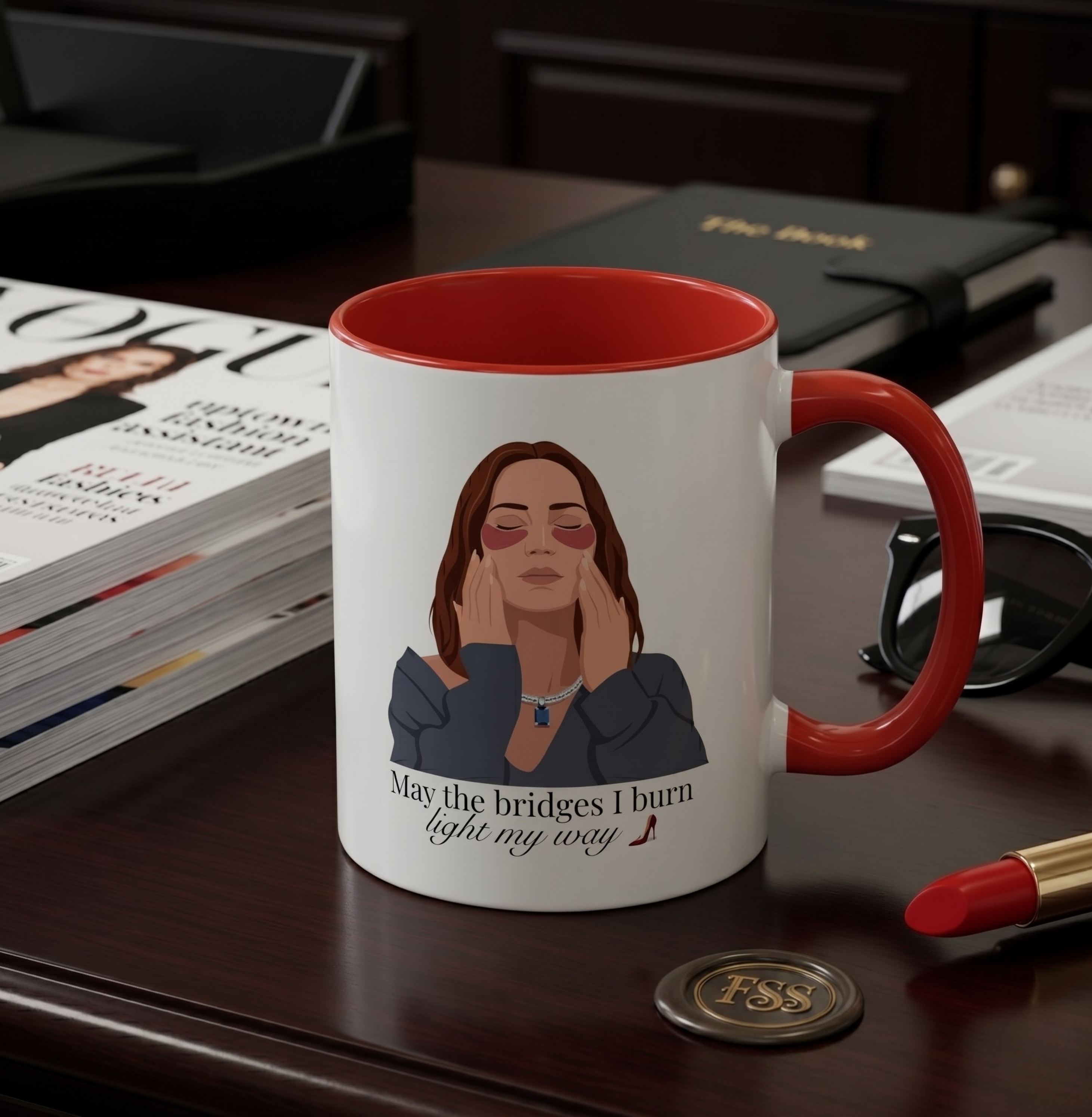 "May the Bridges I Burn Light My Way" Mug | 11oz & 15oz | Devil Wears Prada Inspired