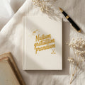 Off Campus Inspired Journal | Nullum Gratuitum Prandium (Garrett Graham Tattoo) Hardcover Journal
