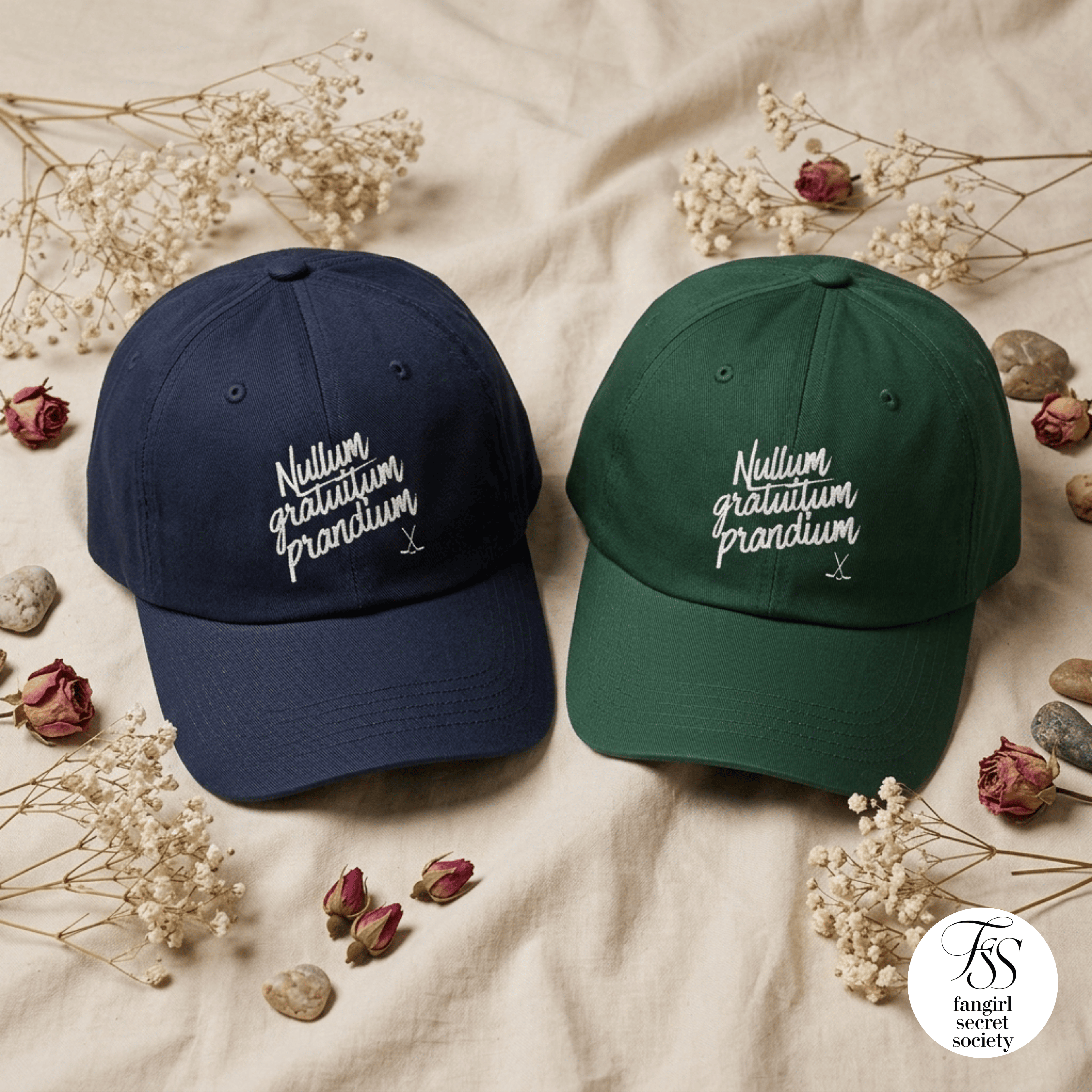 Nullum Gratuitum Prandium (Garrett Graham Tattoo) Dad Cap | Off Campus Inspired Embroidered Hat