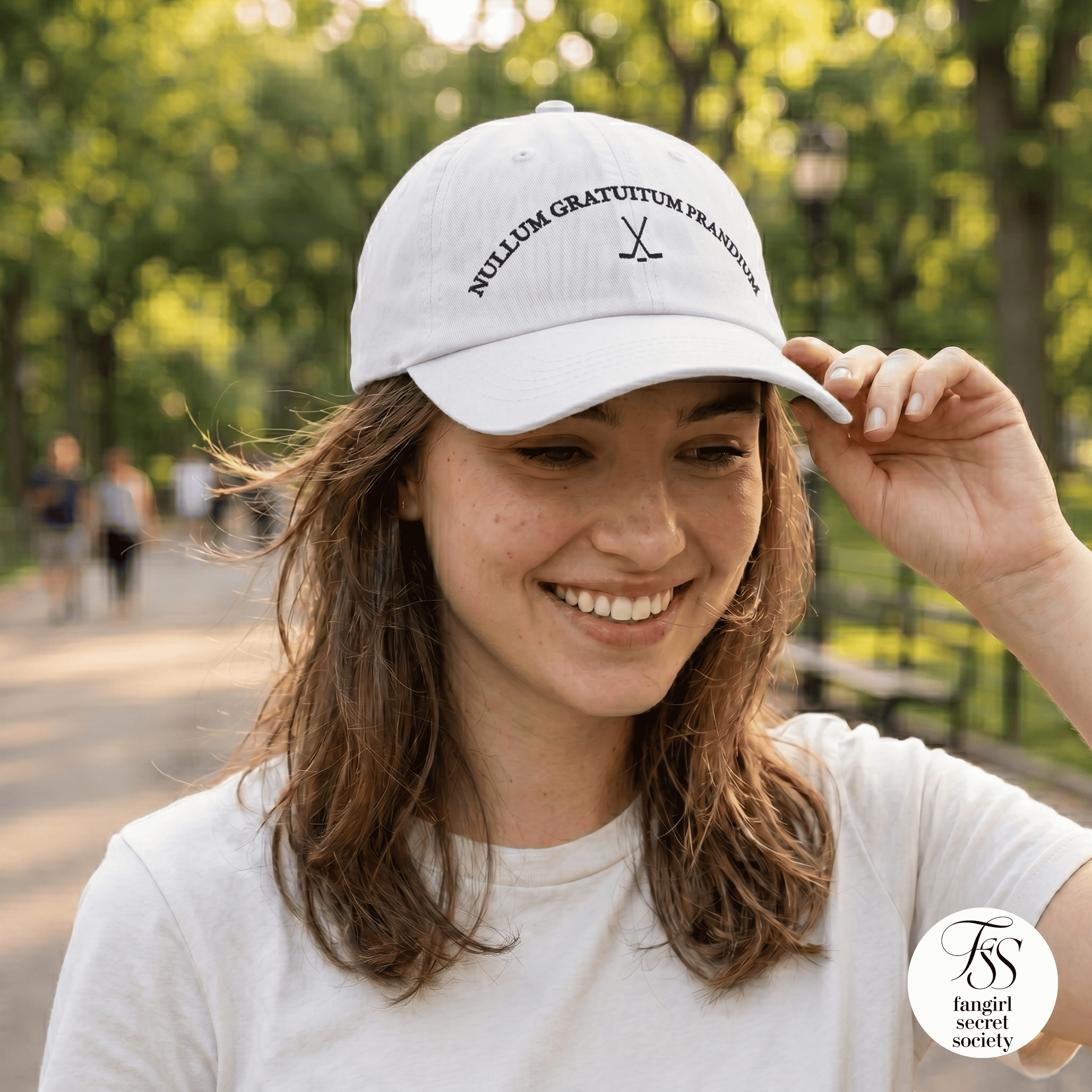 Nullum Gratuitum Prandium (Garrett Graham Tattoo) Baseball Cap | Off Campus Inspired Embroidered Hat