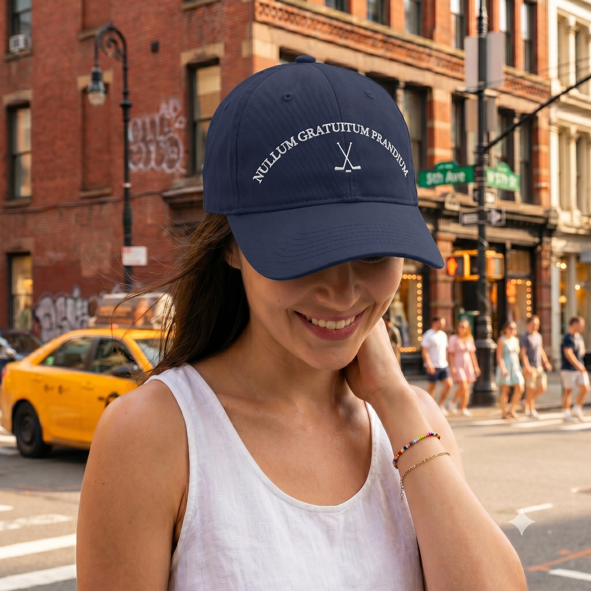 Nullum Gratuitum Prandium (Garrett Graham) Baseball Cap | Off Campus Inspired Embroidered Hat