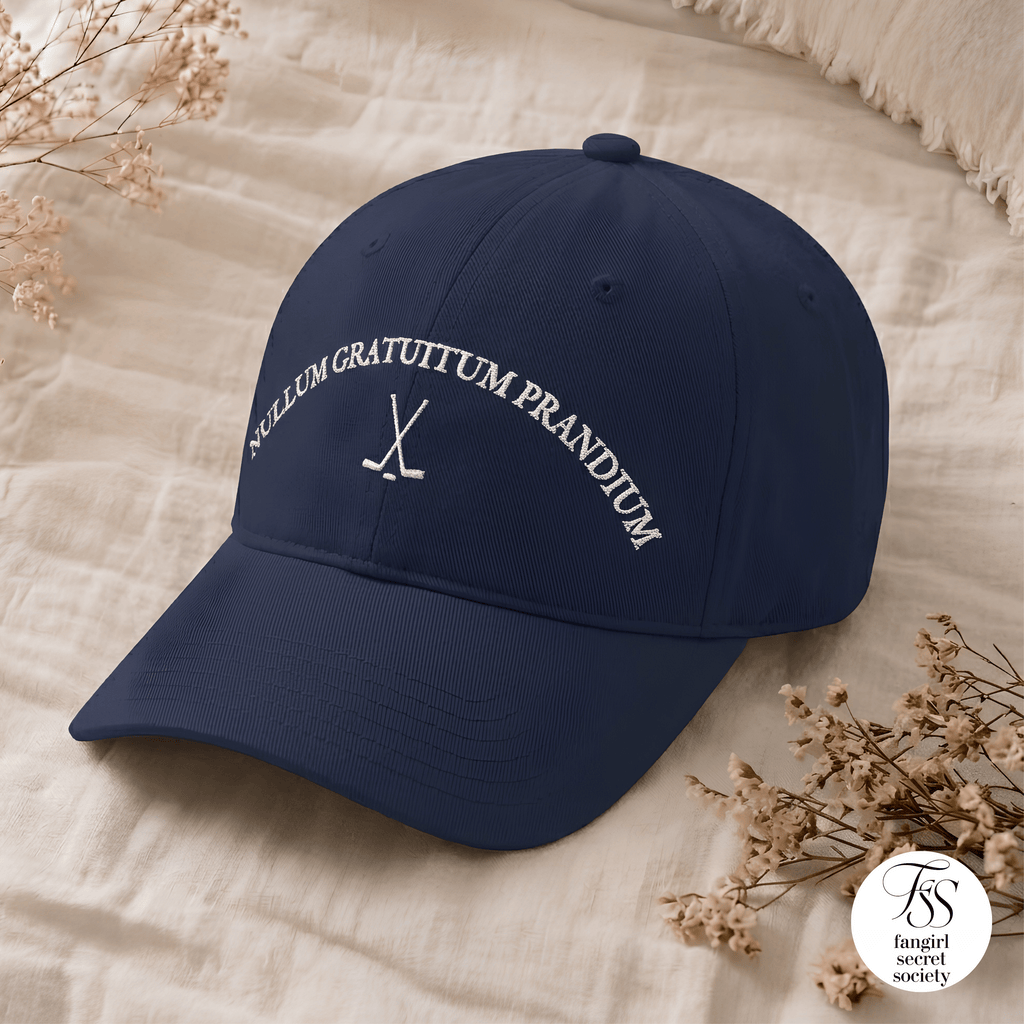 Nullum Gratuitum Prandium (Garrett Graham) Baseball Cap | Off Campus Inspired Embroidered Hat