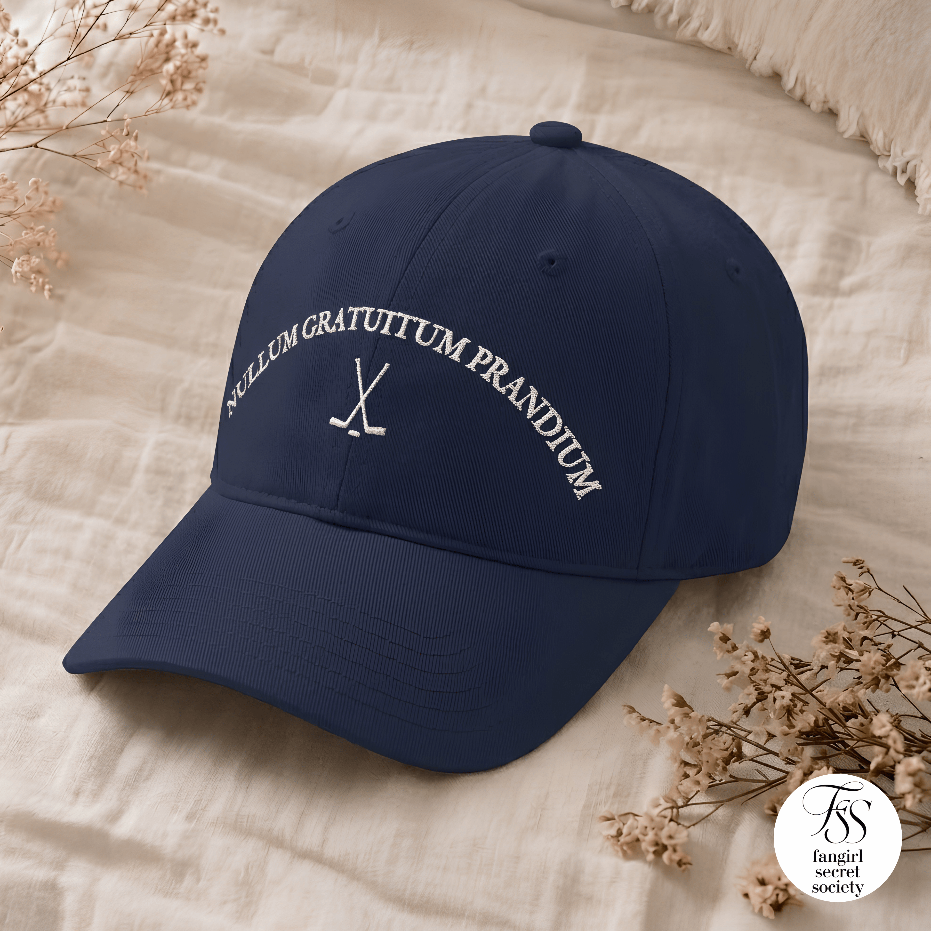 Nullum Gratuitum Prandium (Garrett Graham) Baseball Cap | Off Campus Inspired Embroidered Hat