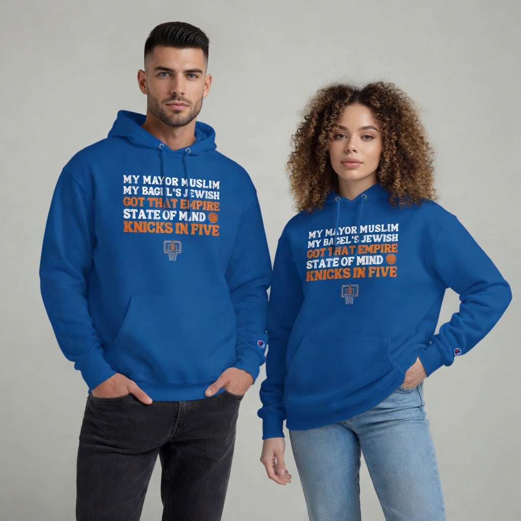 My Mayor Muslim Knicks In Five Champion Hoodie | NY Knicks Championship 2026 Fan Merch | My Mayor Muslim Basketball Quote