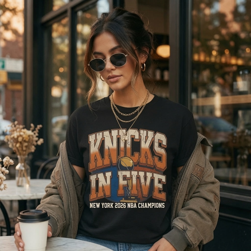 Knicks in Five Vintage Tee
