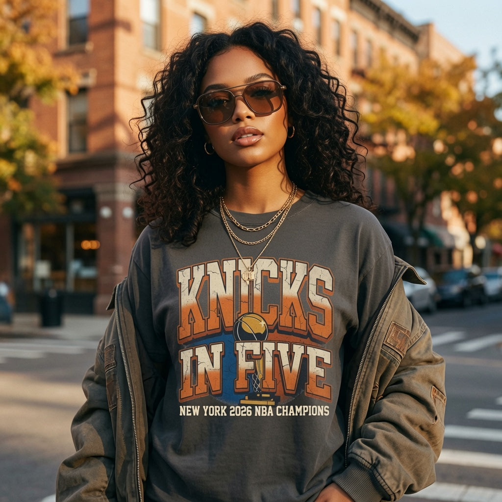 Knicks in Five Vintage Tee