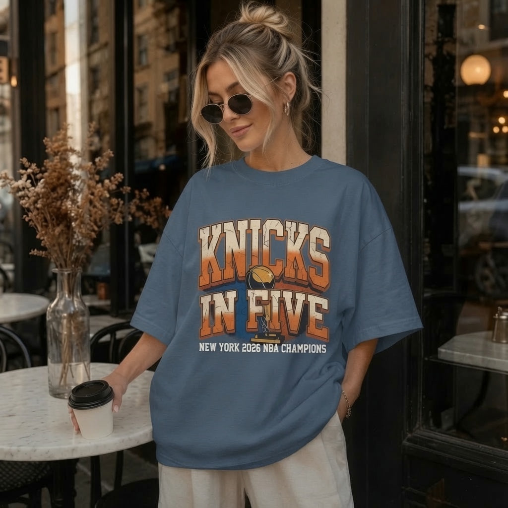 Knicks in Five Vintage Tee