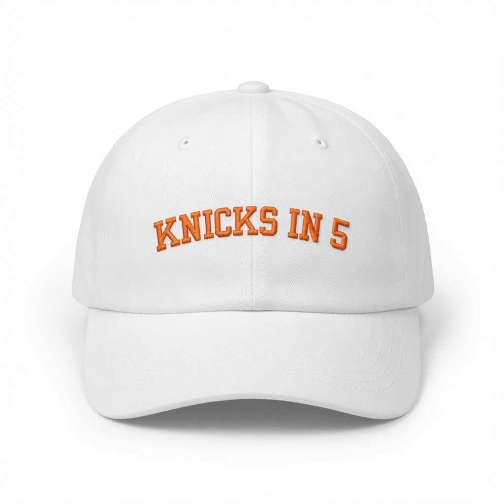 Knicks In 5 Embroidered Dad Cap