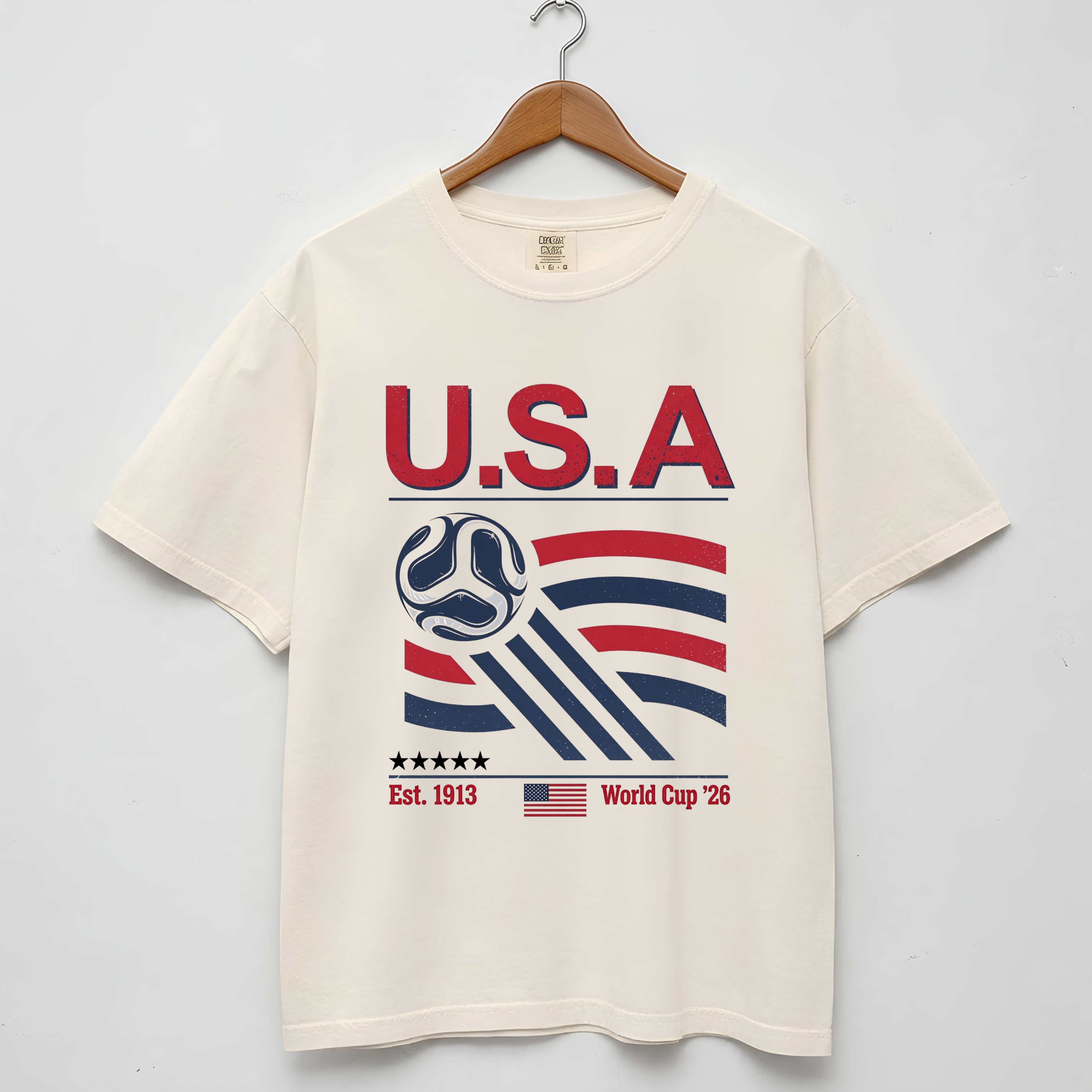 USA Retro Football and World Cup Shirt
