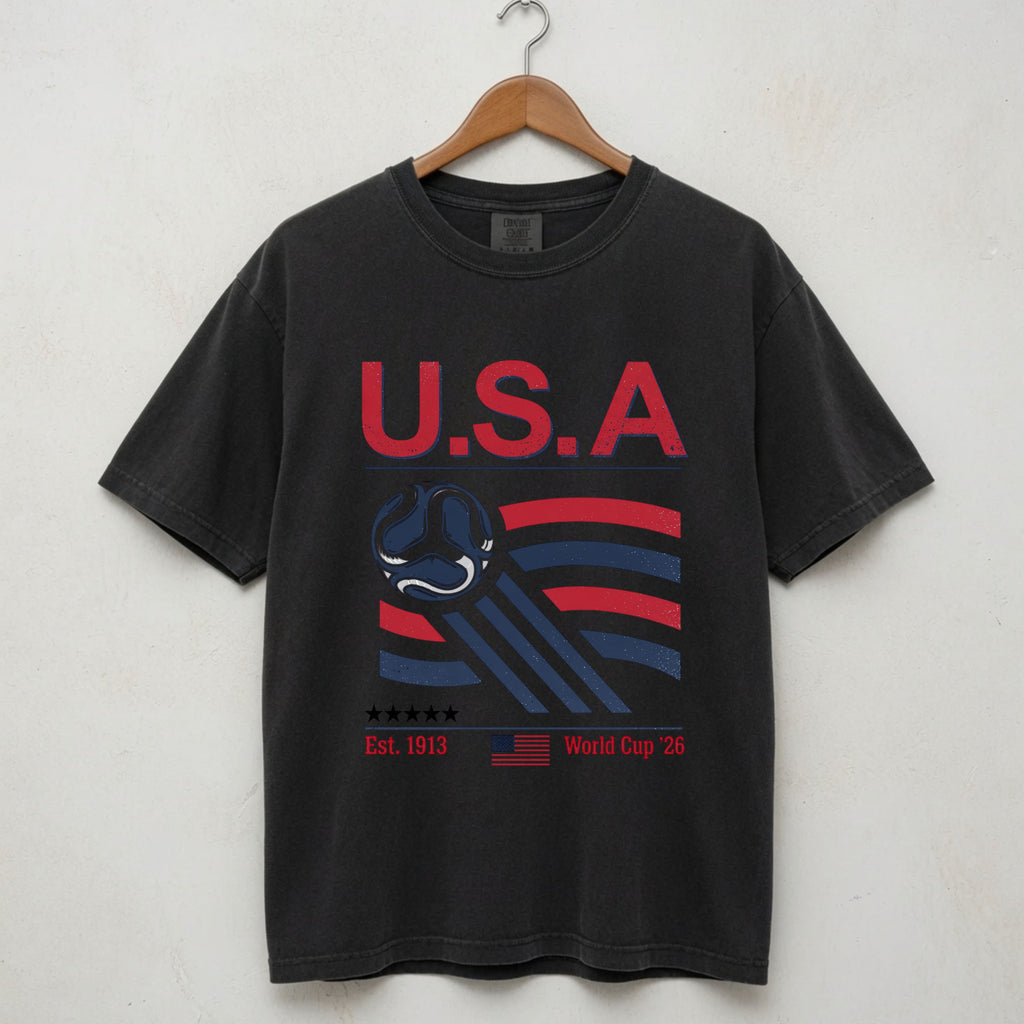 USA Retro Football and World Cup Shirt
