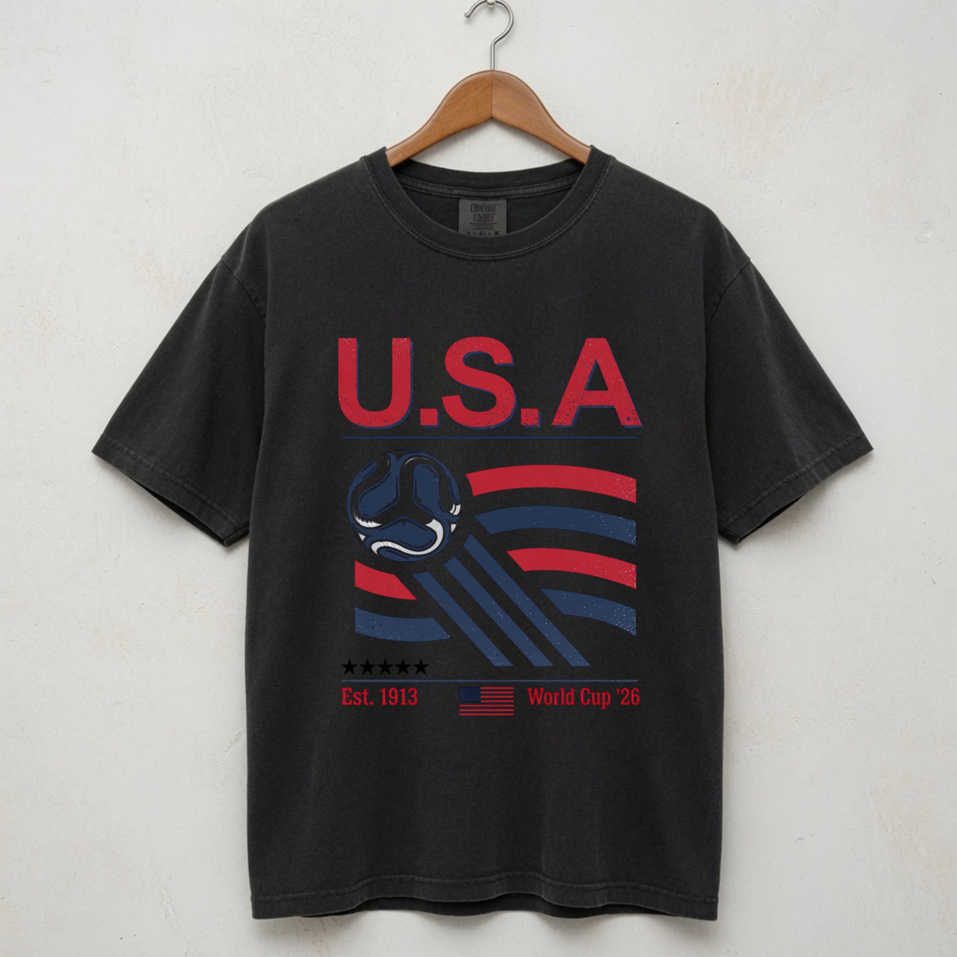 USA Retro Football and World Cup Shirt