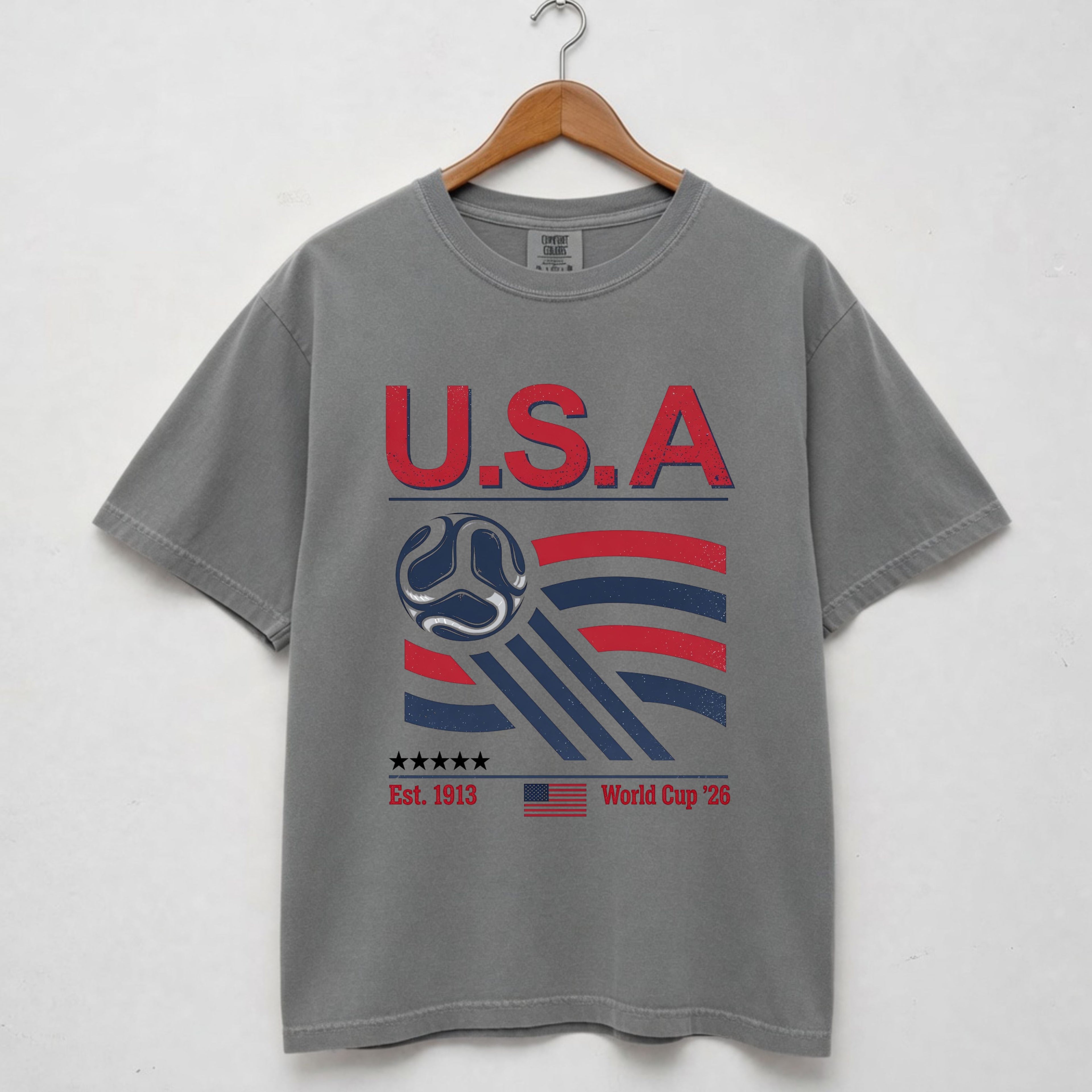 USA Retro Football and World Cup Shirt