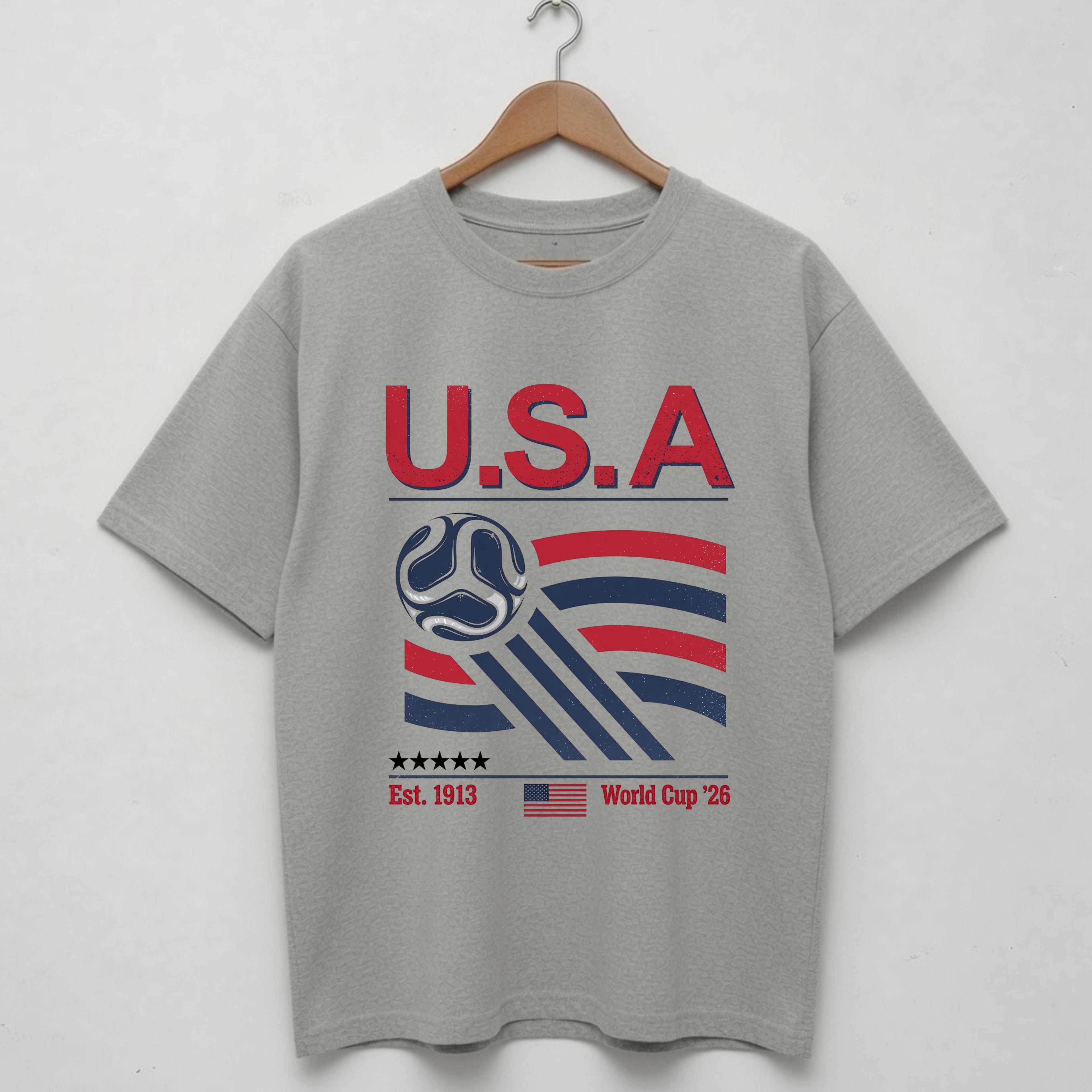 USA Retro Football and World Cup Shirt