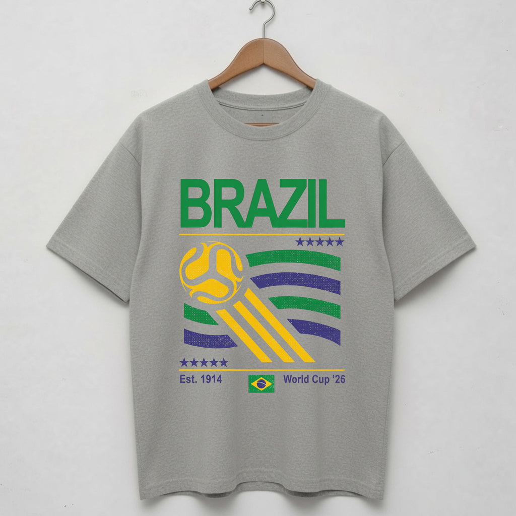 Brazil Retro Football and World Cup Shirt