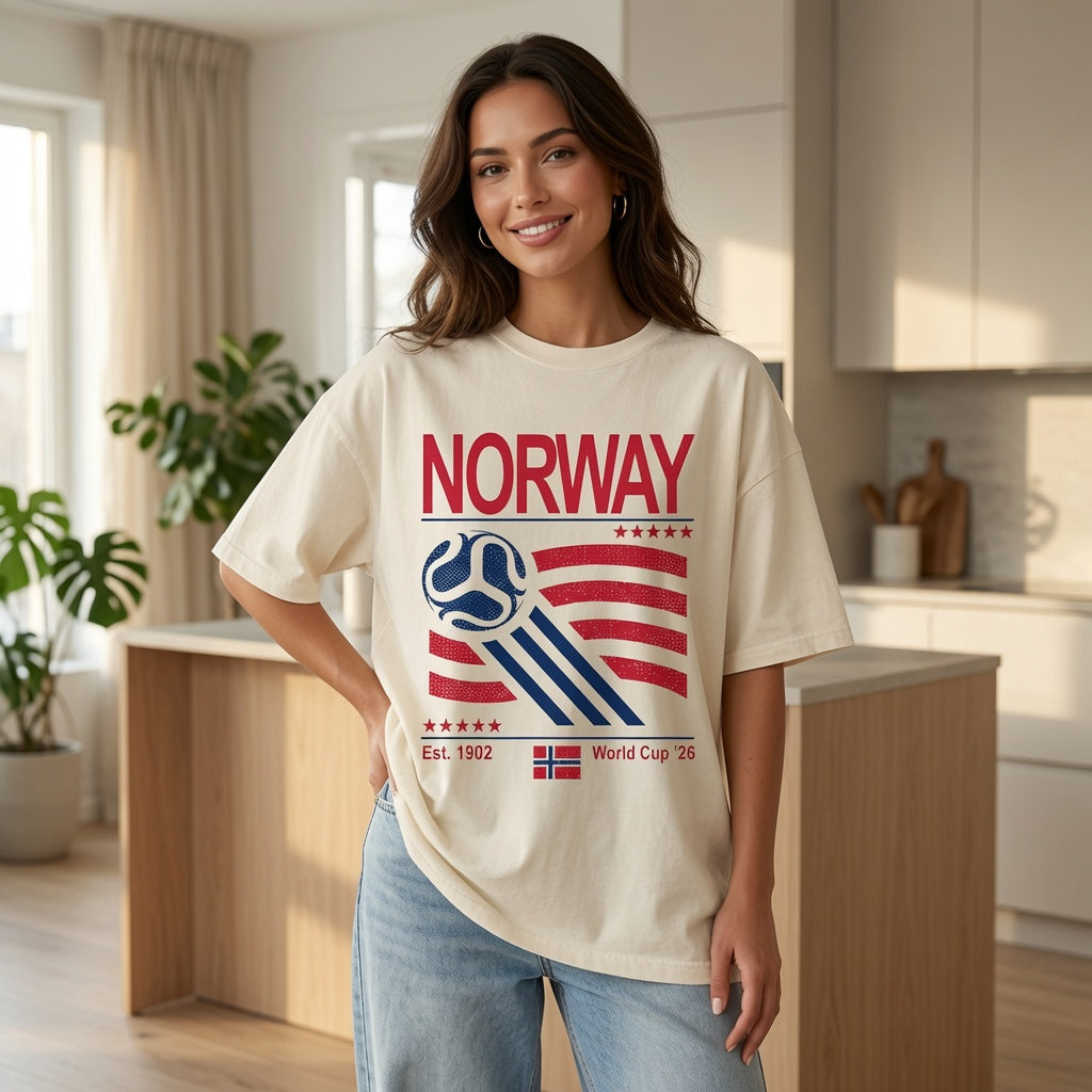Norway Retro Football and World Cup Shirt