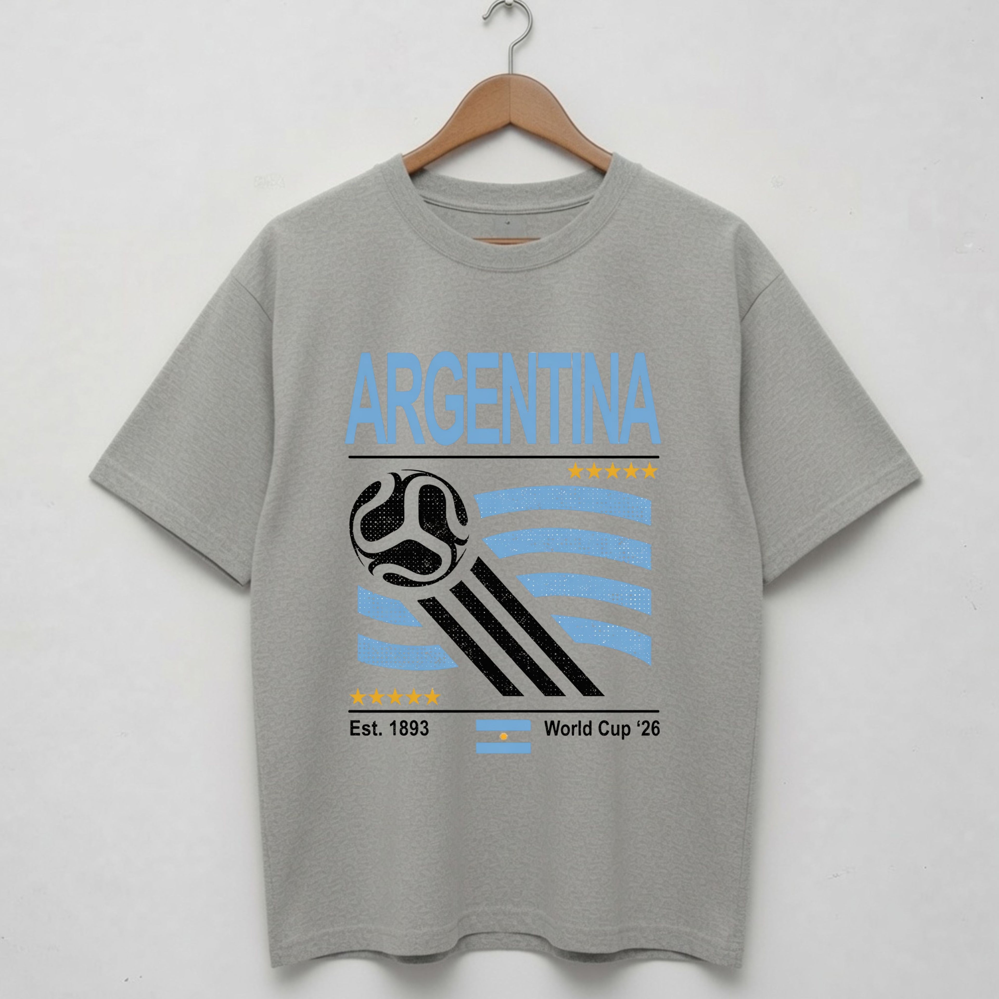 Argentina Retro World Cup Comfort Colors Shirt