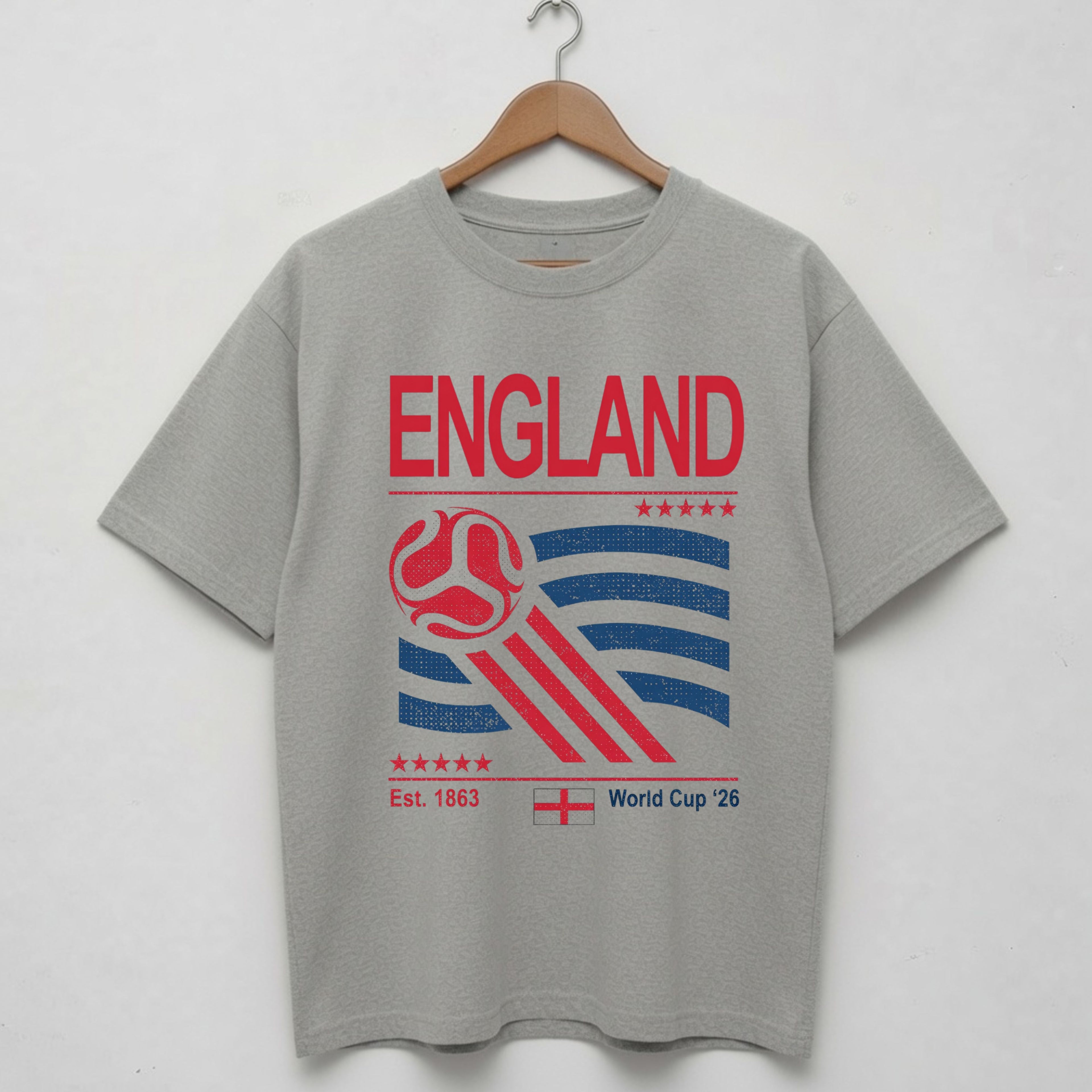 England Retro Football World Cup Shirt