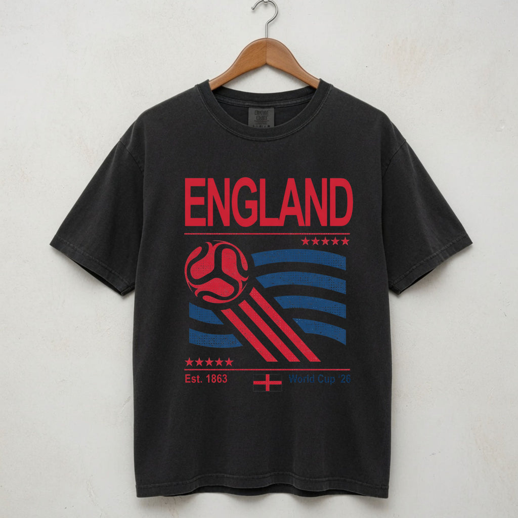 England Retro Football World Cup Shirt