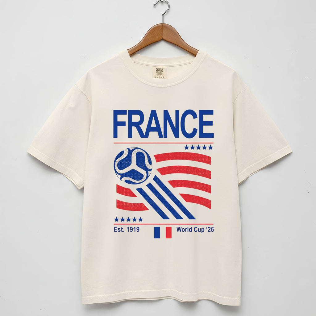 France Retro Football World Cup Shirt