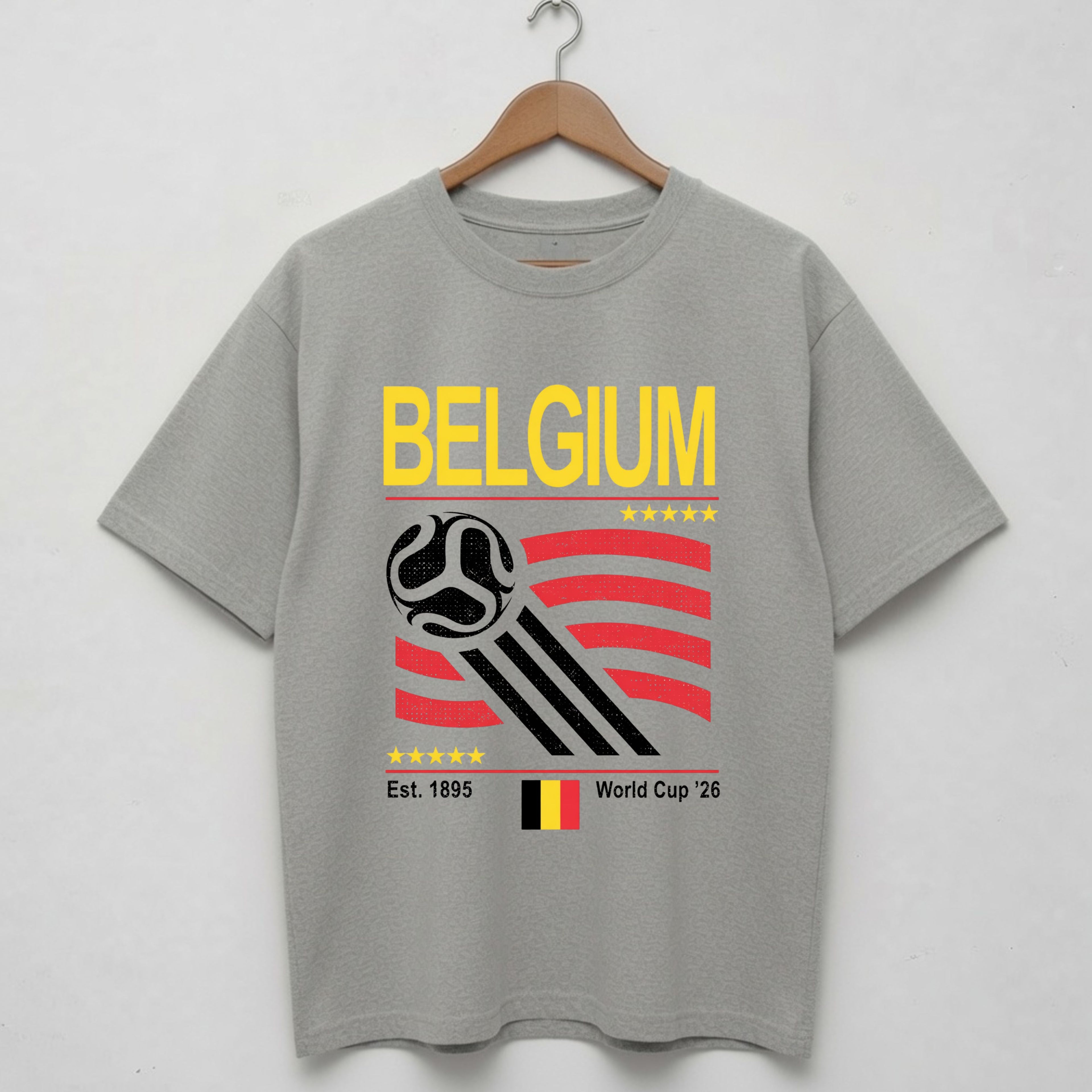 Belgium Retro World Cup Comfort Colors Shirt