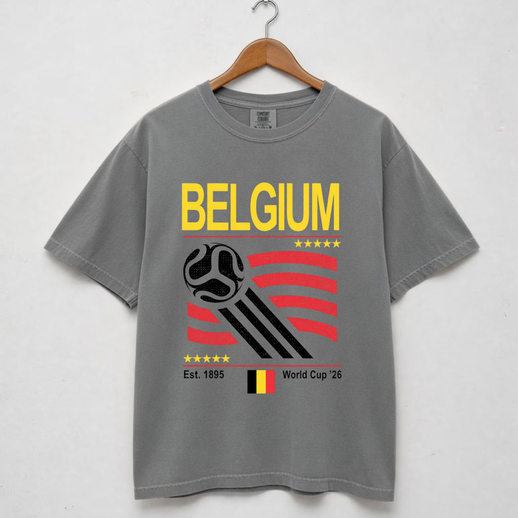 Belgium Retro World Cup Comfort Colors Shirt