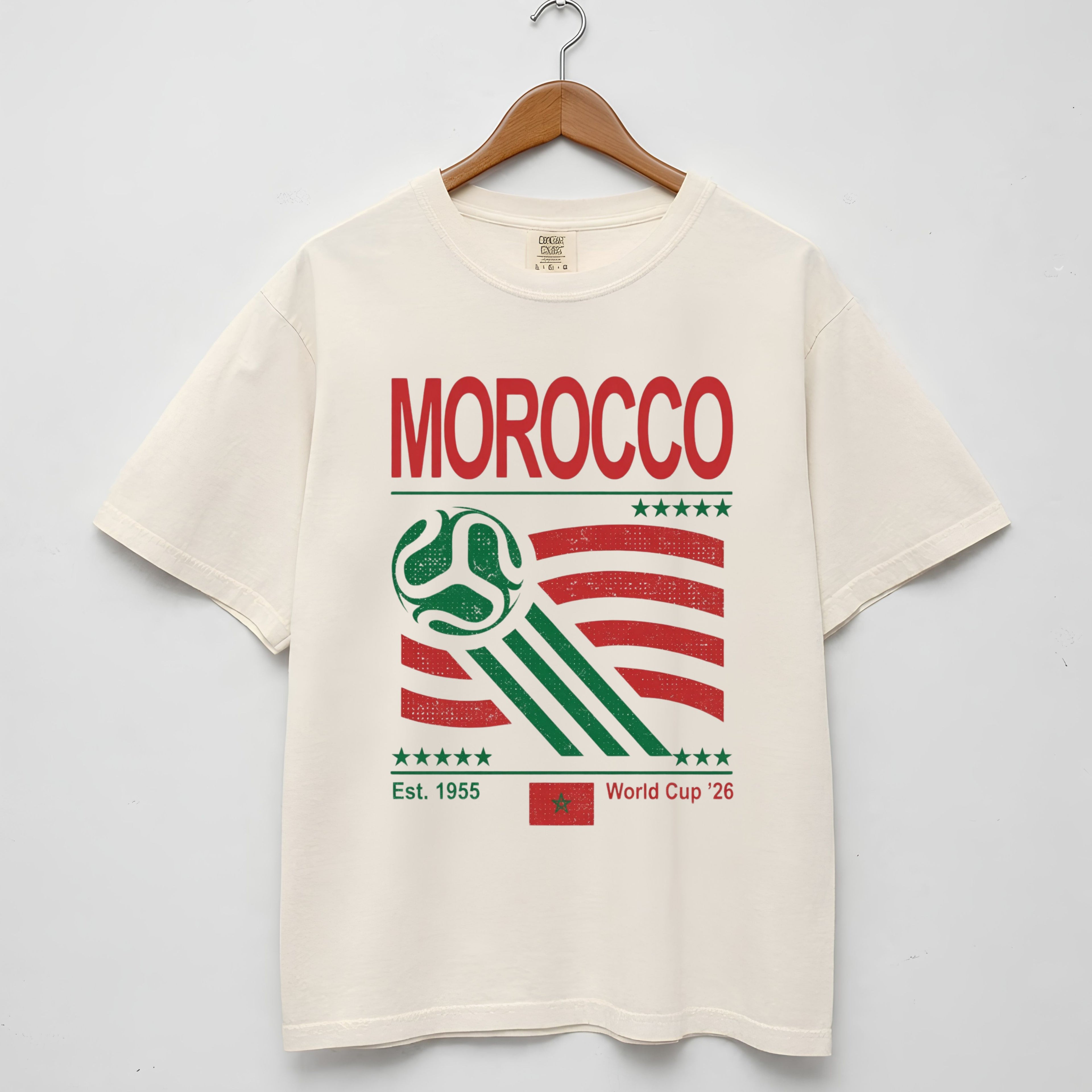 Morocco Retro World Cup Comfort Colors Shirt