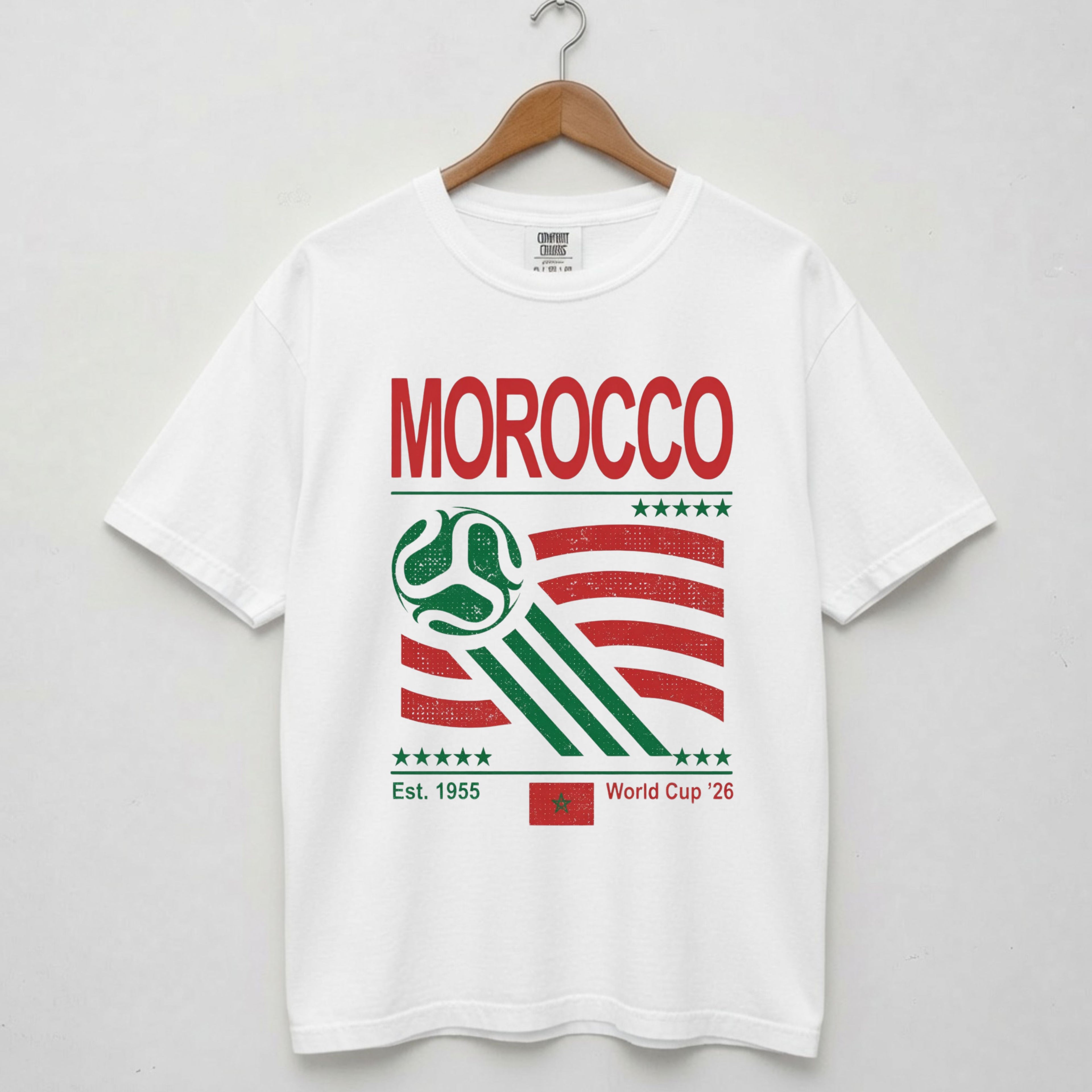 Morocco Retro World Cup Comfort Colors Shirt