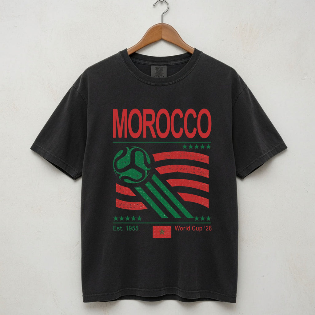 Morocco Retro World Cup Comfort Colors Shirt