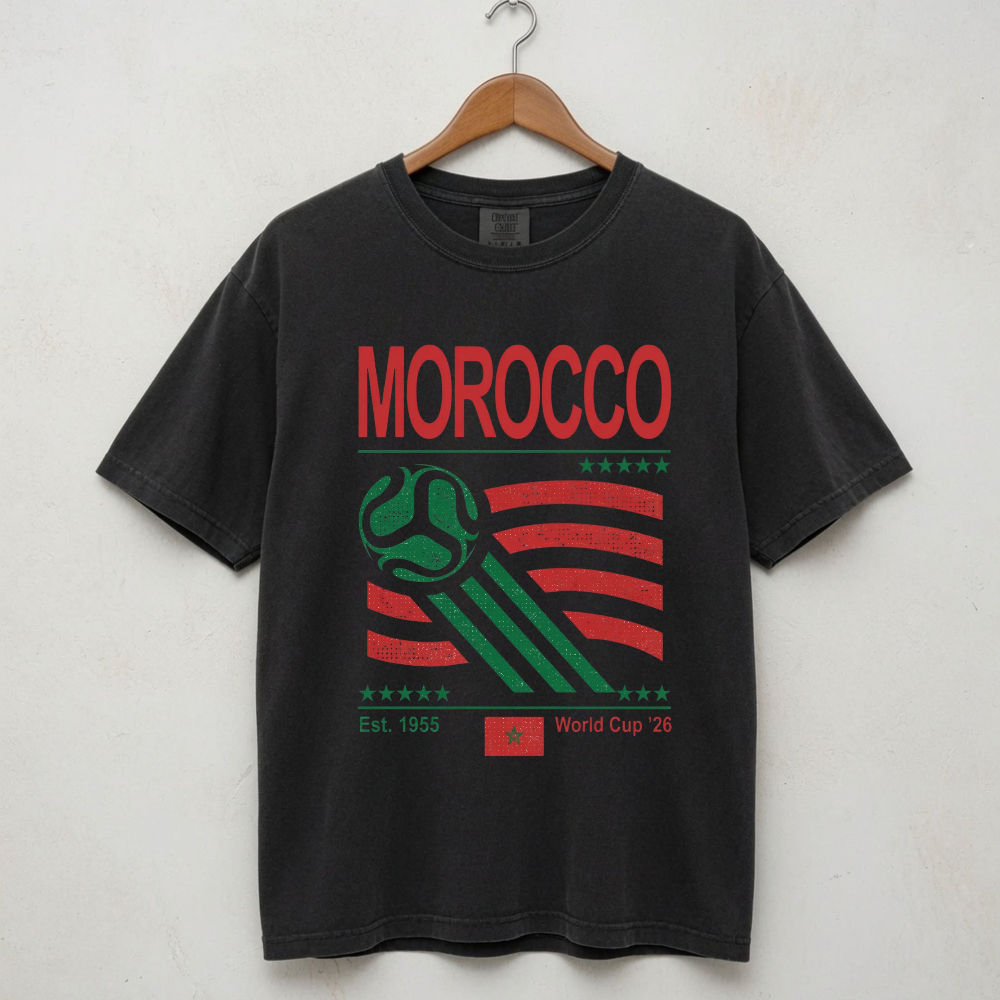 Morocco Retro World Cup Comfort Colors Shirt