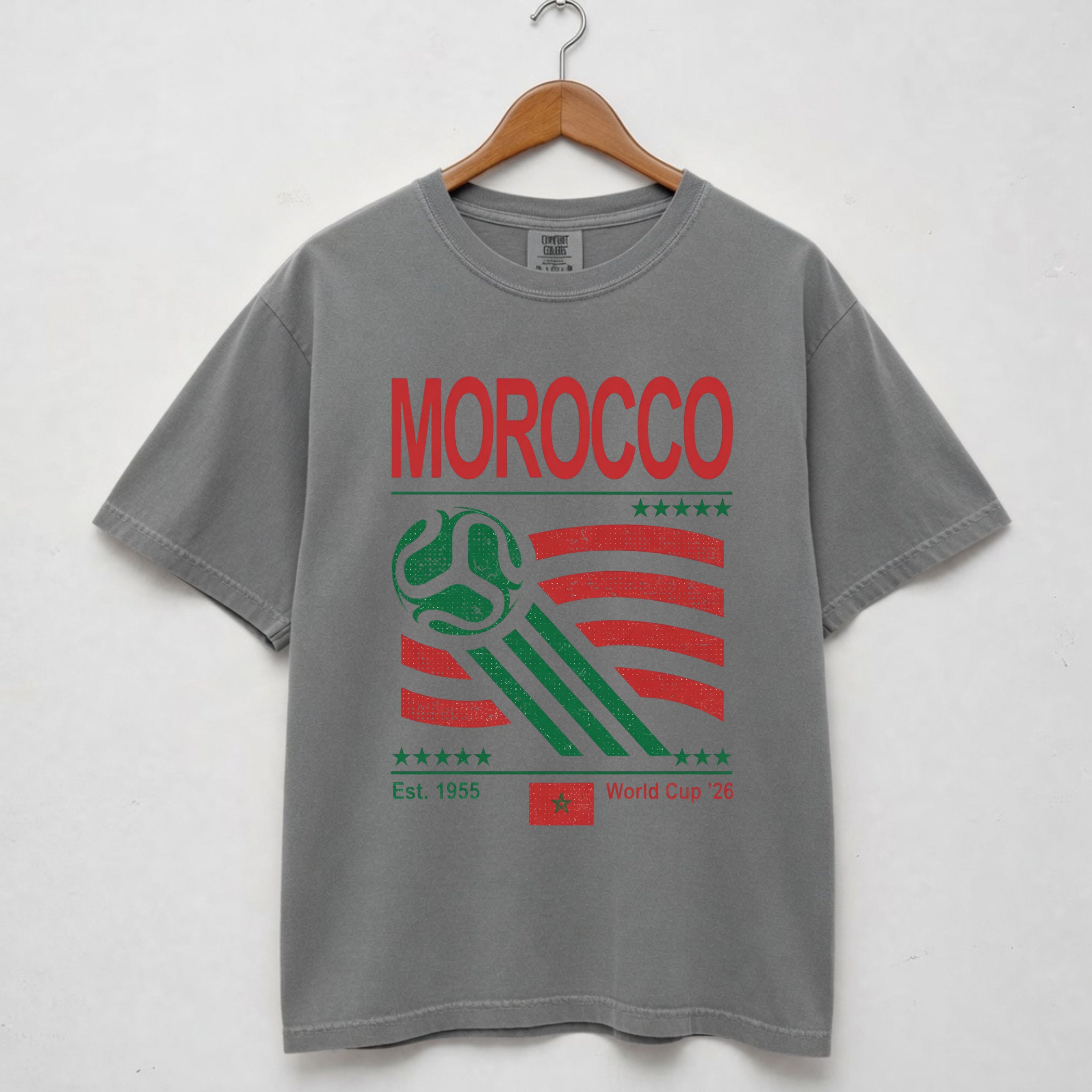Morocco Retro World Cup Comfort Colors Shirt