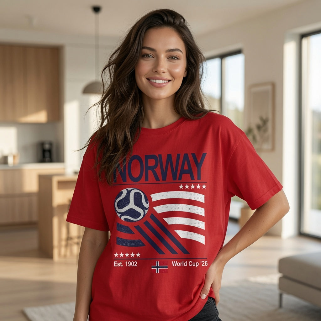 Braut Haaland Number 9 Norway Football Shirt - World Cup Collection