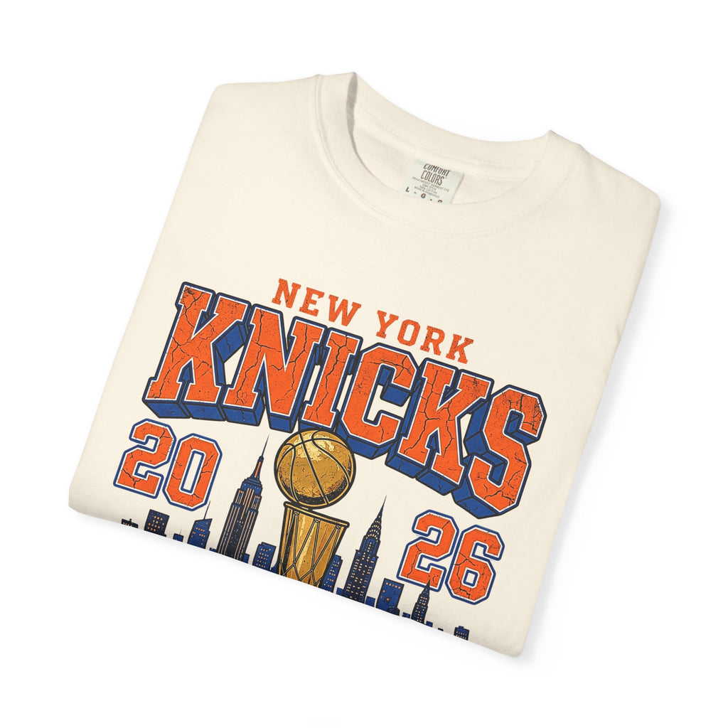 Knicks 2026 Champions NY Skyline Tee