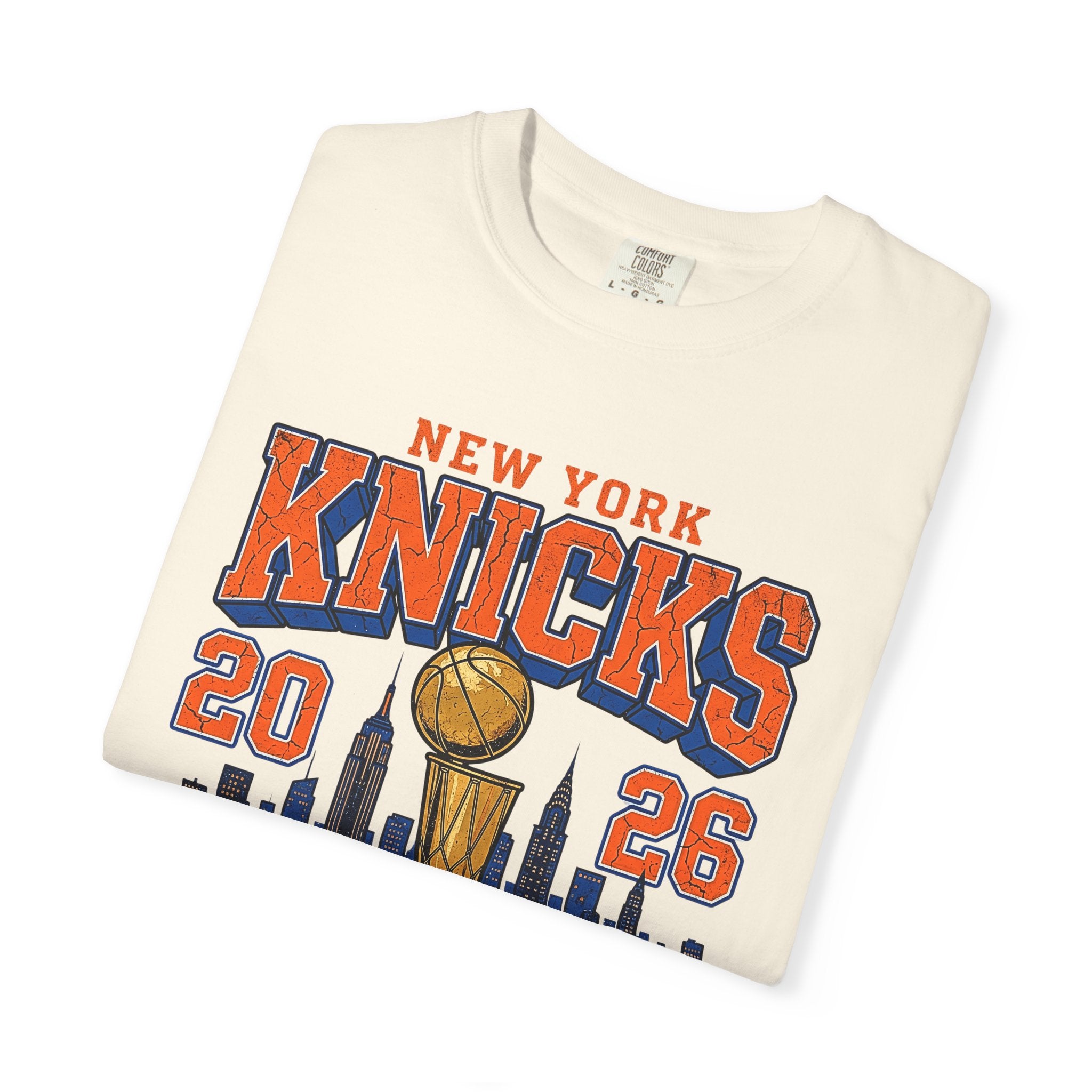 Knicks 2026 Champions NY Skyline Tee