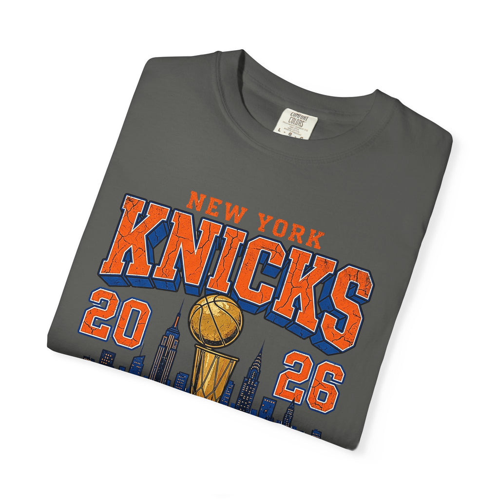 Knicks 2026 Champions NY Skyline Tee