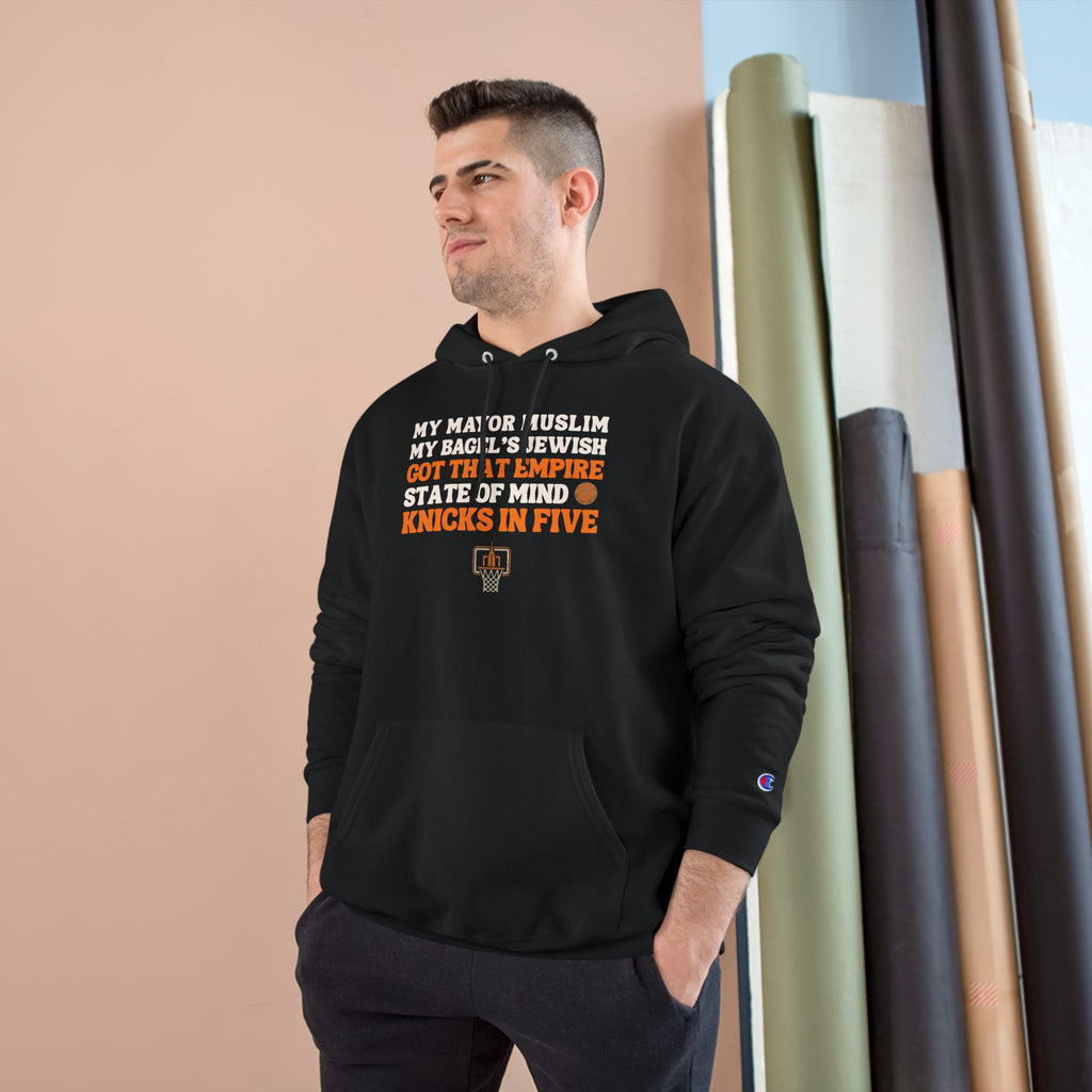 My Mayor Muslim Knicks In Five Champion Hoodie | NY Knicks Championship 2026 Fan Merch | My Mayor Muslim Basketball Quote