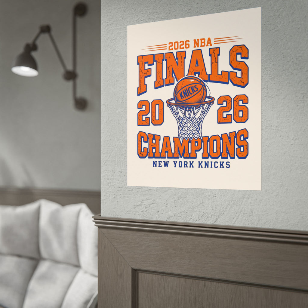 Knicks 2026 Finals Champions Wall Art