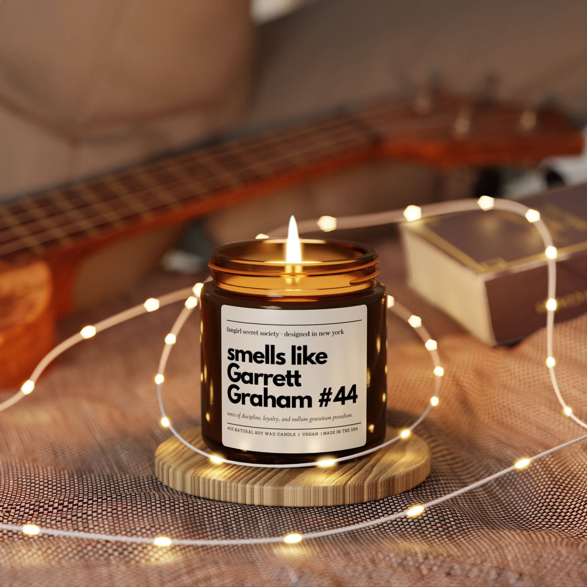 Smells Like Garrett Graham Candle | Off Campus Inspired Gift