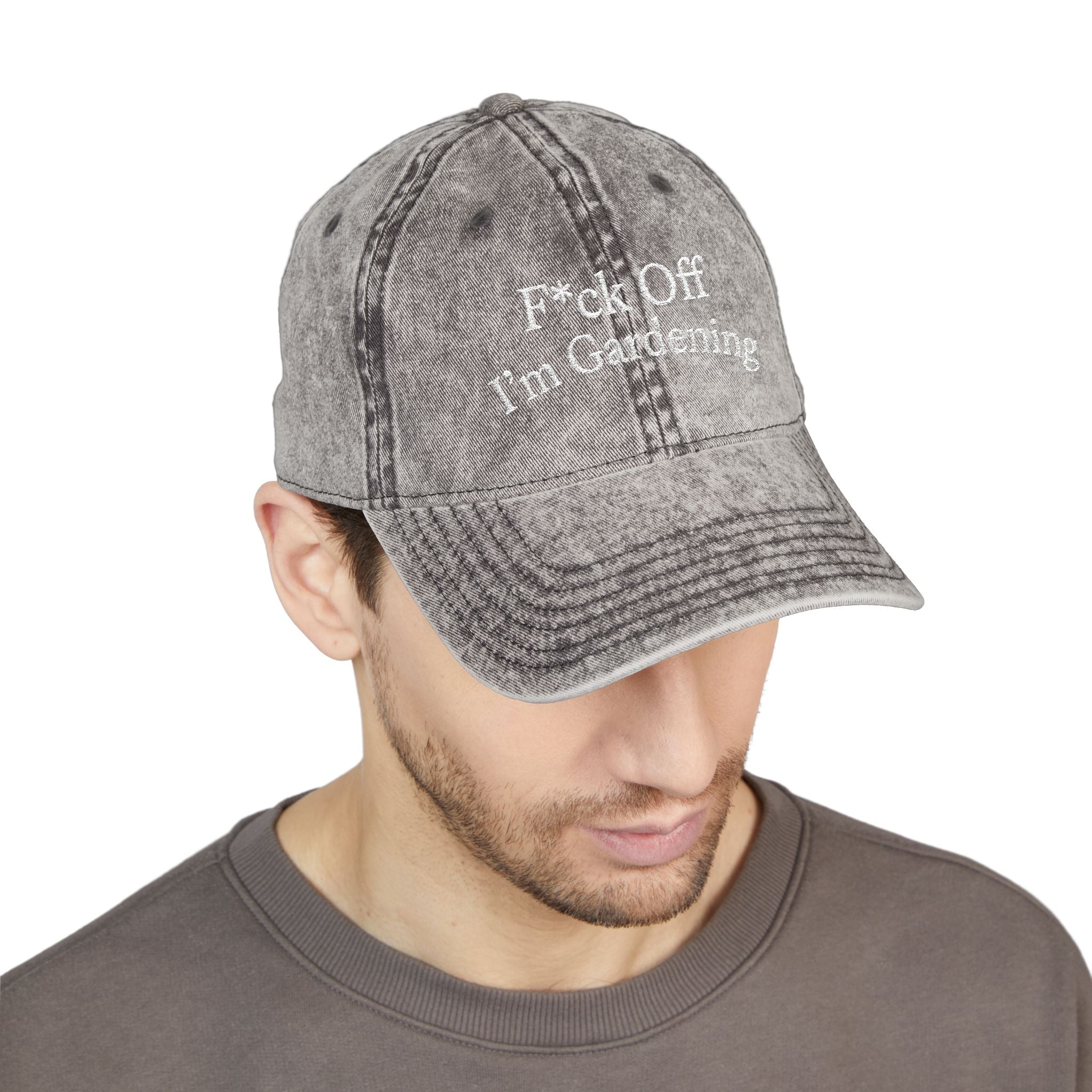 F*ck Off I'm Gardening Vintage Cap | Jude Bellingham Inspired | Funny Gift for Her | Viral England Football Cap