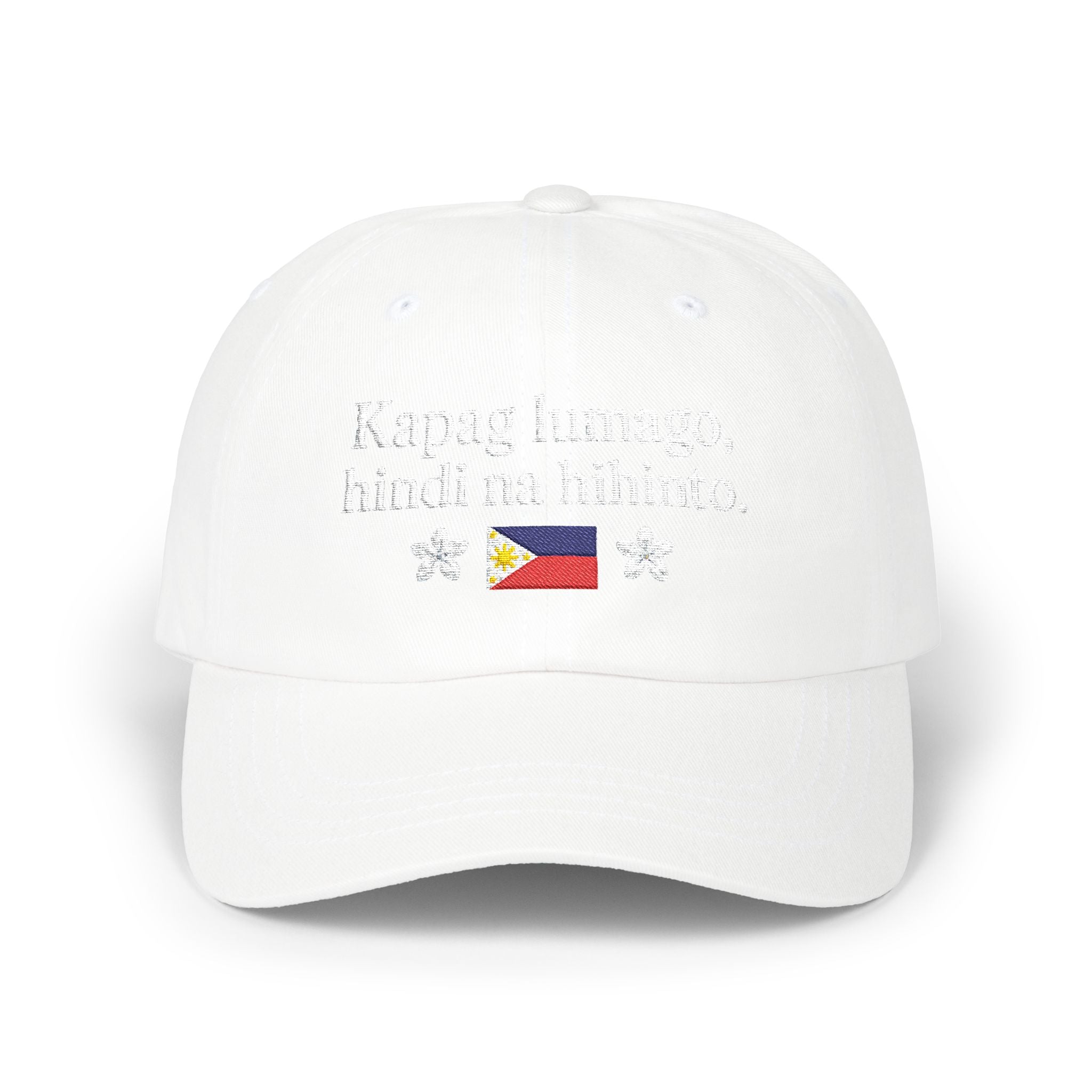 Alex Eala Inspired Hat | Kapag Lumago Hindi Na Hihinto Baseball Cap