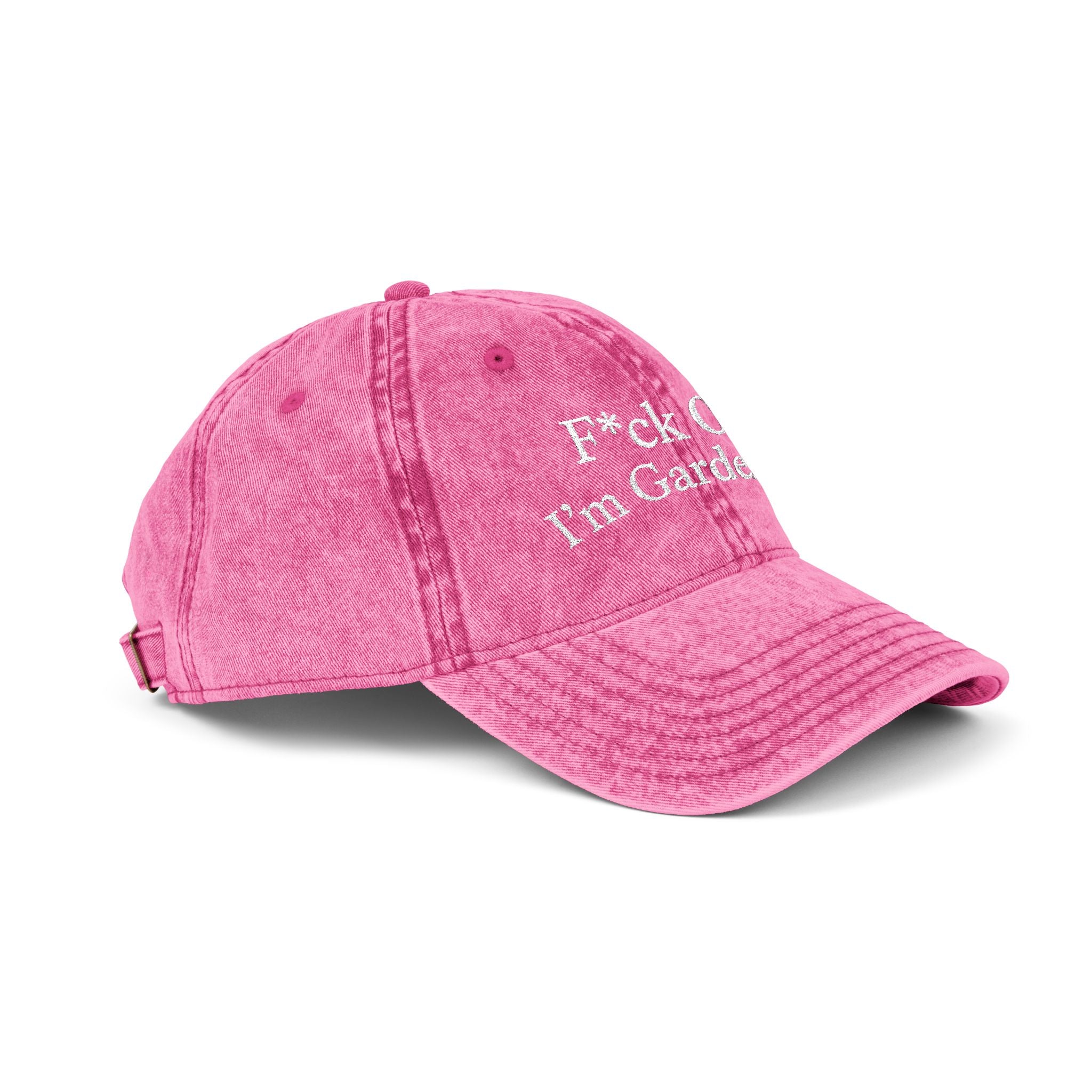 F*ck Off I'm Gardening Vintage Cap | Jude Bellingham Inspired | Funny Gift for Her | Viral England Football Cap
