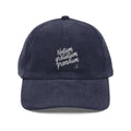 Nullum Gratuitum Prandium (Garrett Graham Tattoo) Vintage Corduroy Cap | Off Campus Inspired Embroidered Hat