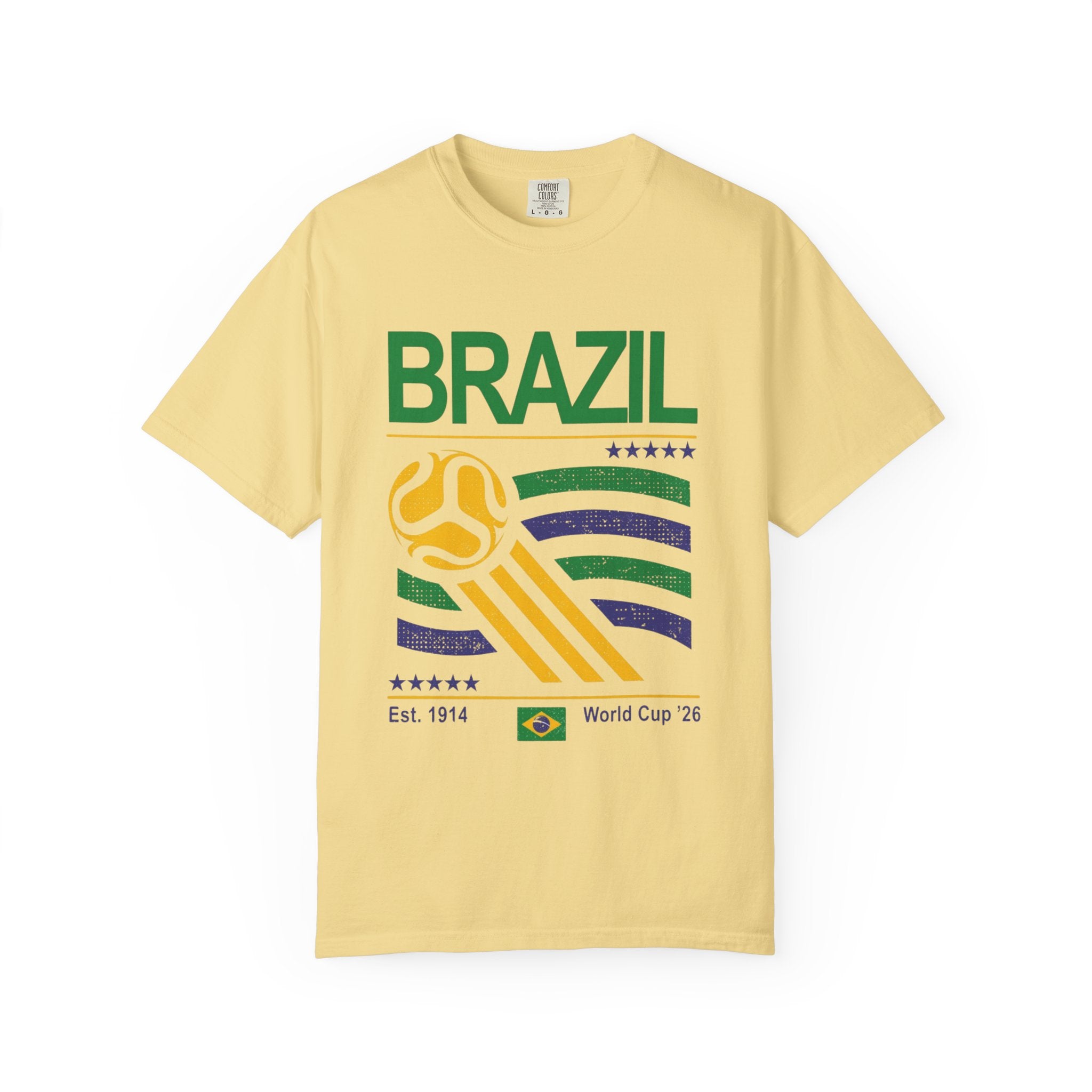Brazil Retro Football and World Cup Shirt