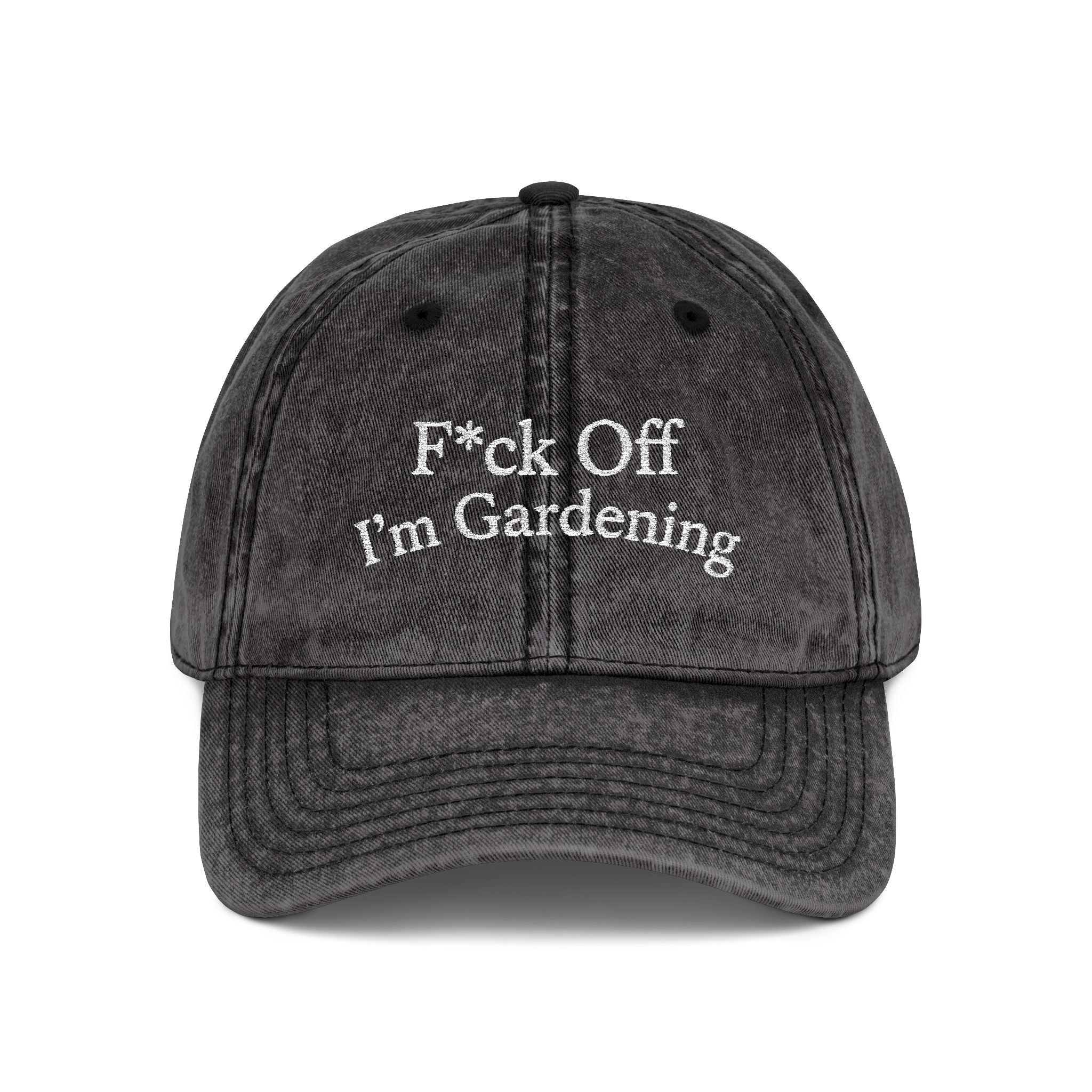 F*ck Off I'm Gardening Vintage Cap | Jude Bellingham Inspired | Funny Gift for Her | Viral England Football Cap