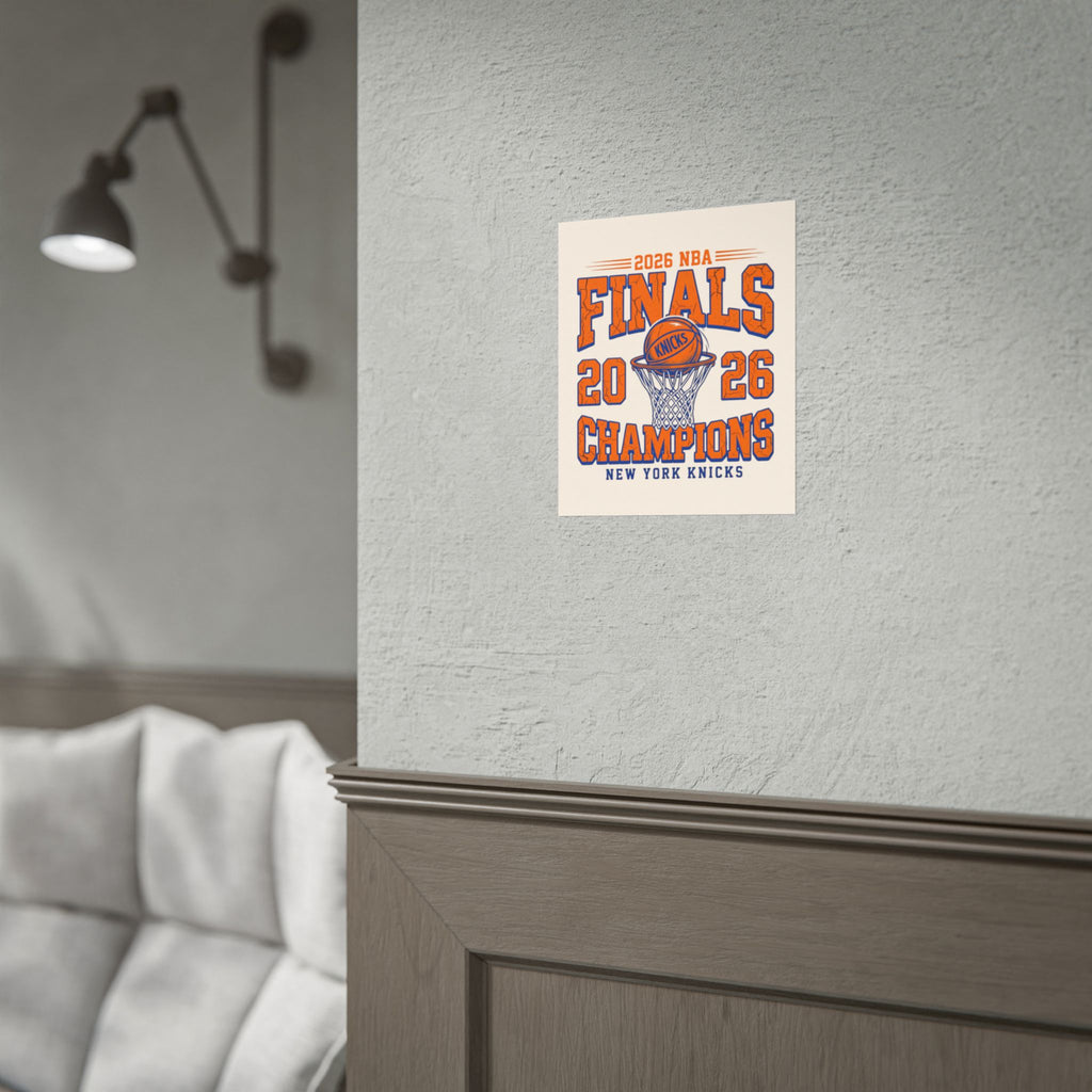Knicks 2026 Finals Champions Wall Art