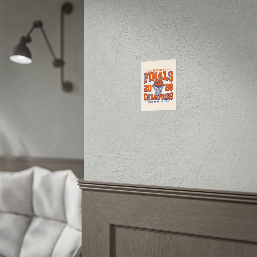 Knicks 2026 Finals Champions Wall Art